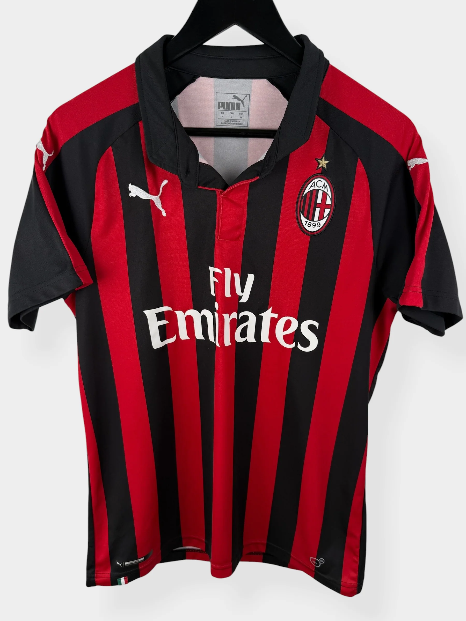 2018-19 AC MILAN HOME SHIRT M