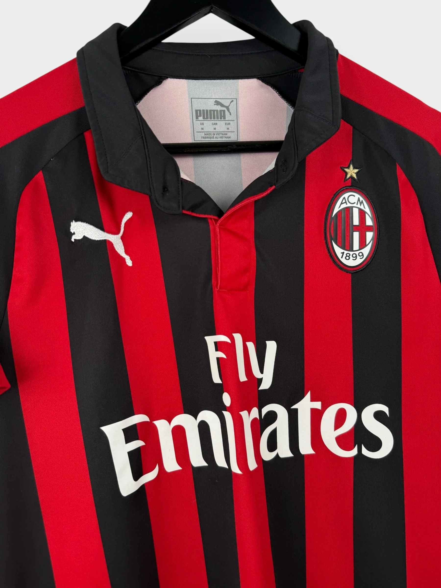 2018-19 AC MILAN HOME SHIRT M - Image 3