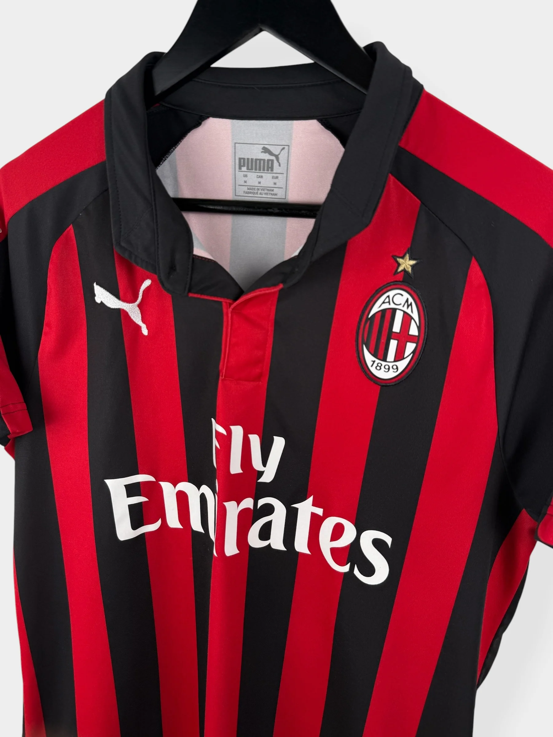 2018-19 AC MILAN HOME SHIRT M - Image 4