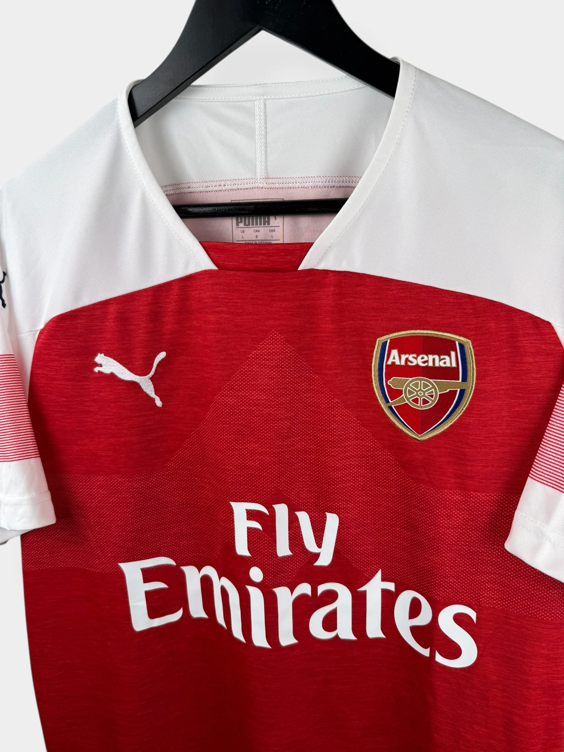 2018-19 ARSENAL HOME SHIRT LACAZETTE #9 L - Image 4