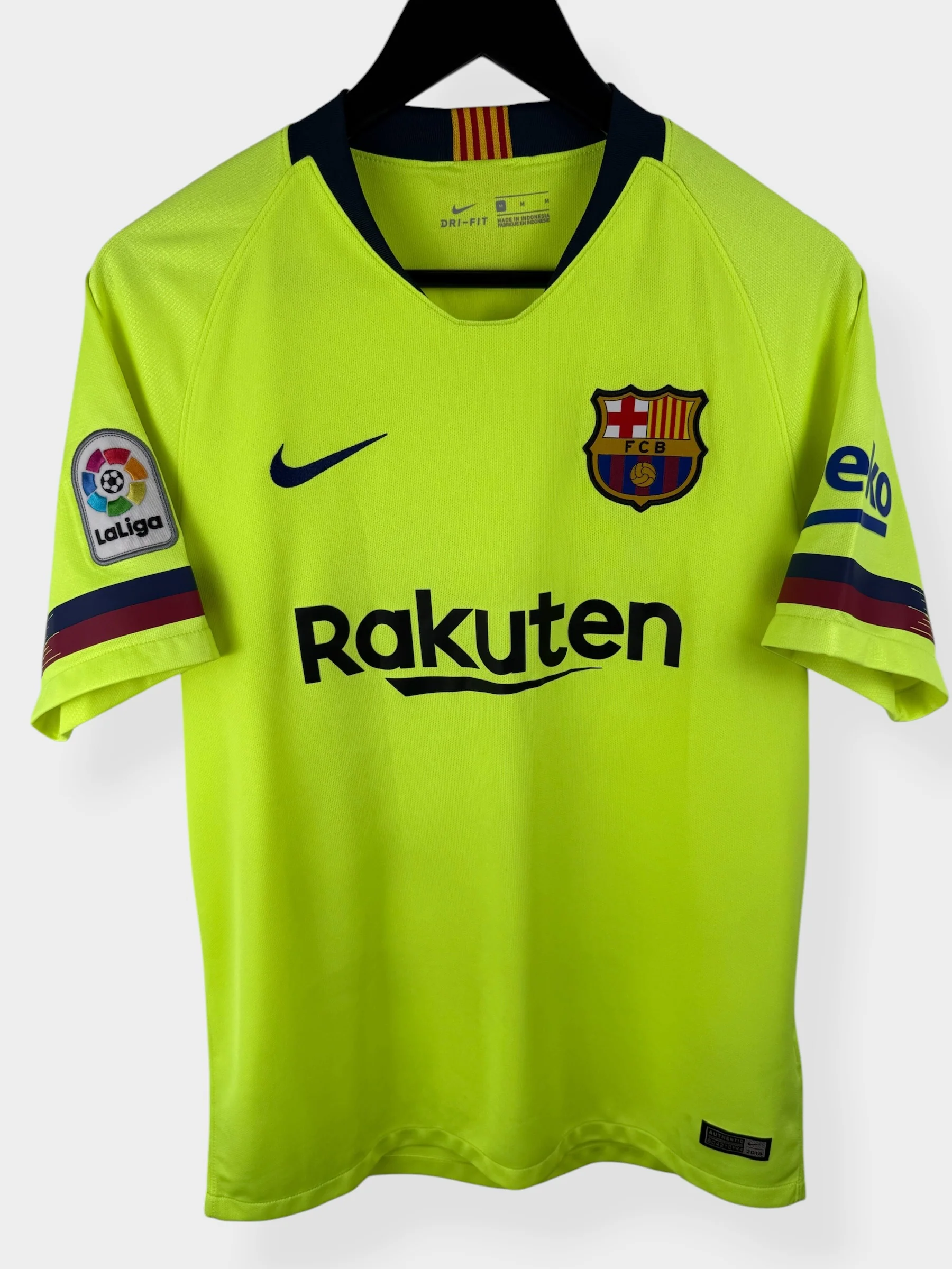 2018-19 BARCELONA AWAY SHIRT MESSI #10 M - Image 2