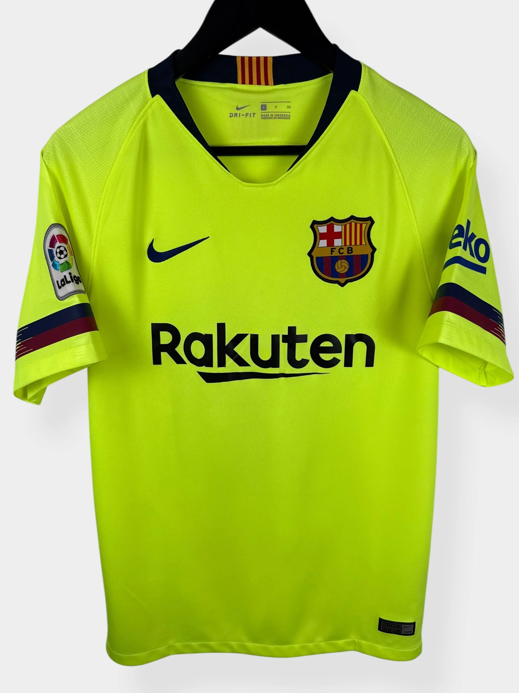 2018-19 BARCELONA AWAY SHIRT MESSI #10 S - Image 2