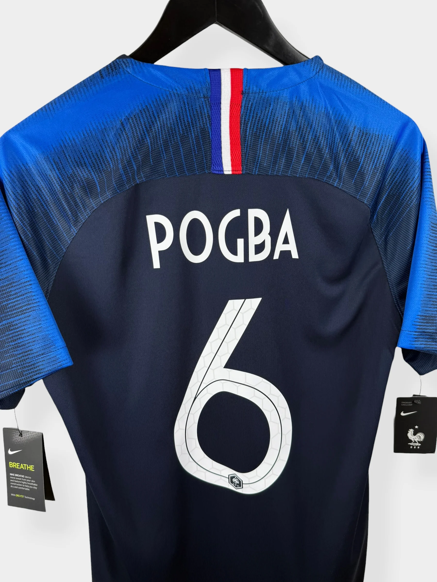 2018-19 FRANCE HOME SHIRT POGBA #6 M - Image 3