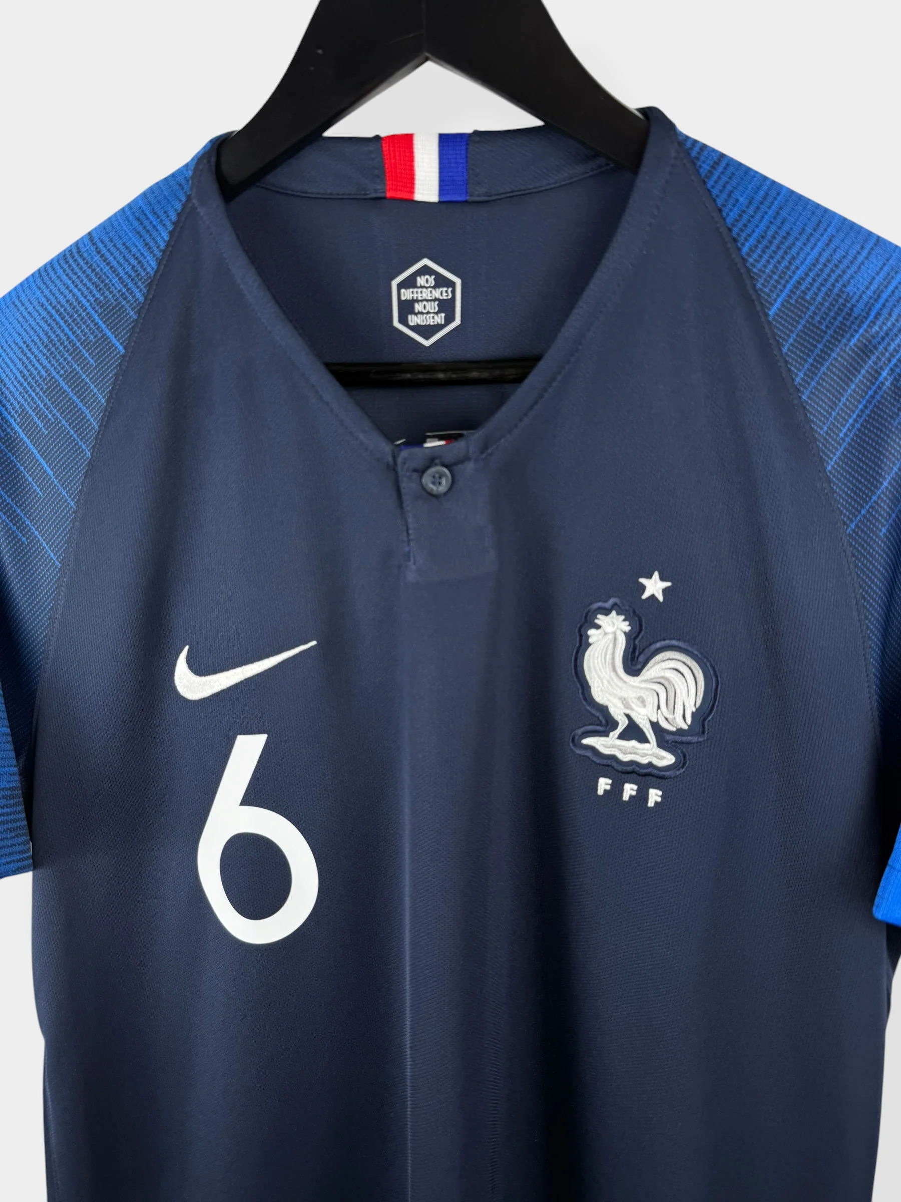 2018-19 FRANCE HOME SHIRT POGBA #6 M - Image 4