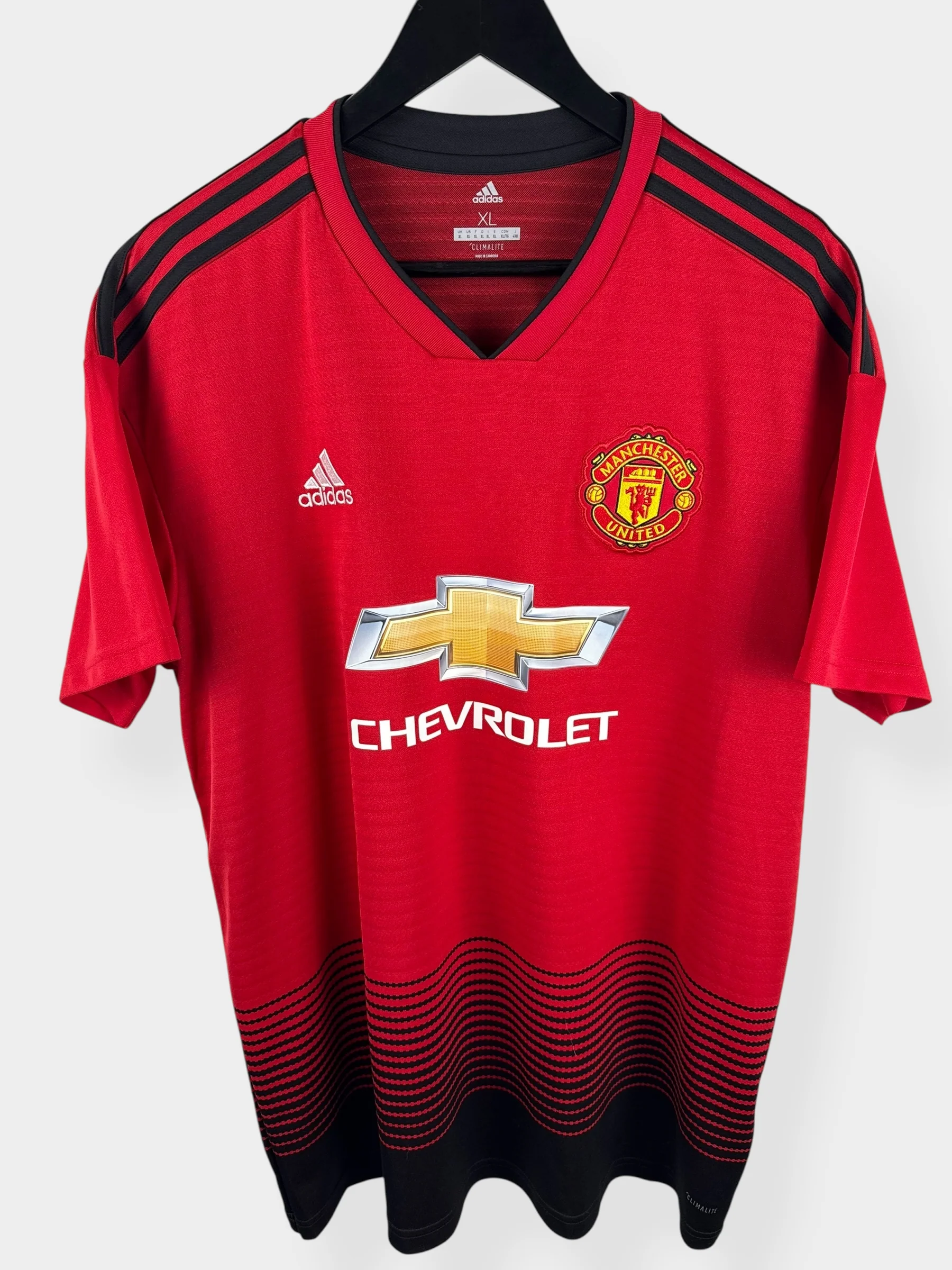 2018-19 MANCHESTER UNITED HOME SHIRT LINGARD #14 XL - Image 2