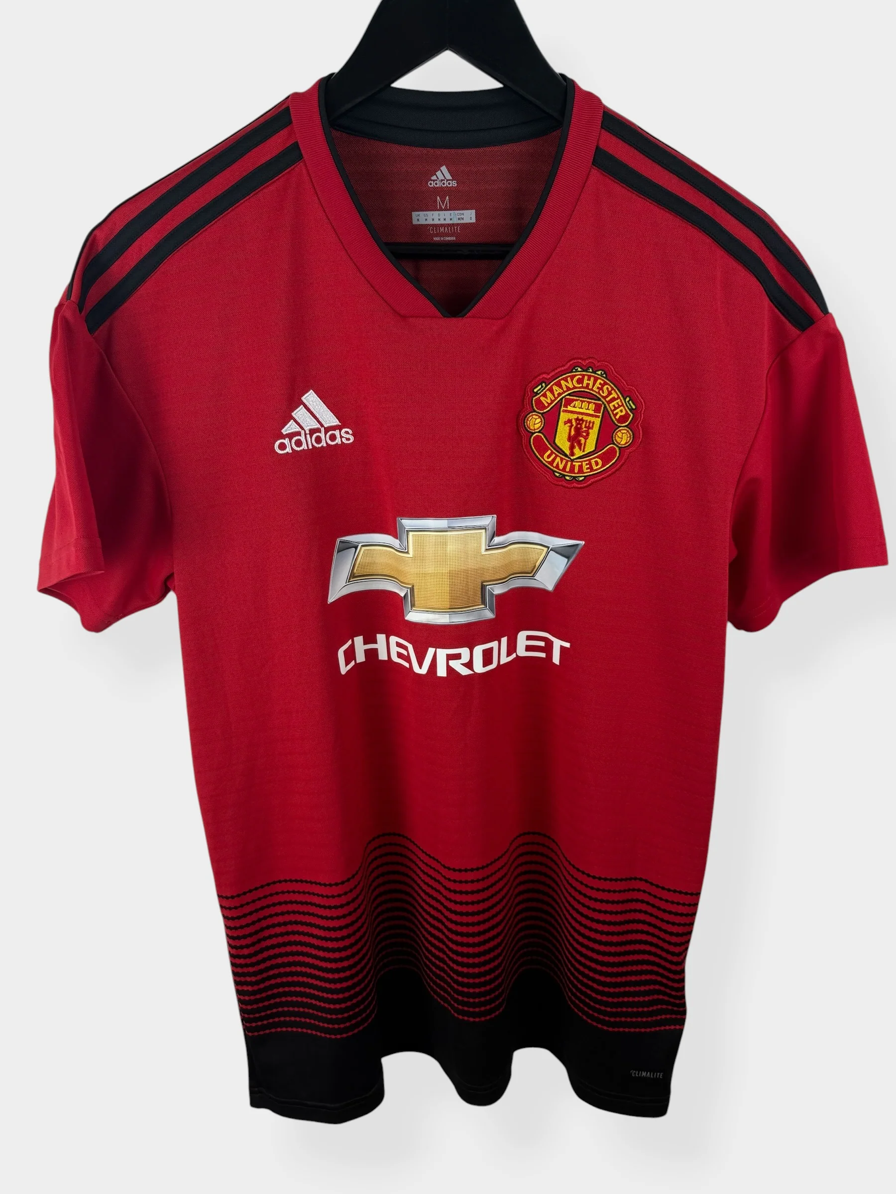 2018-19 MANCHESTER UNITED HOME SHIRT POGBA #6 M - Image 2