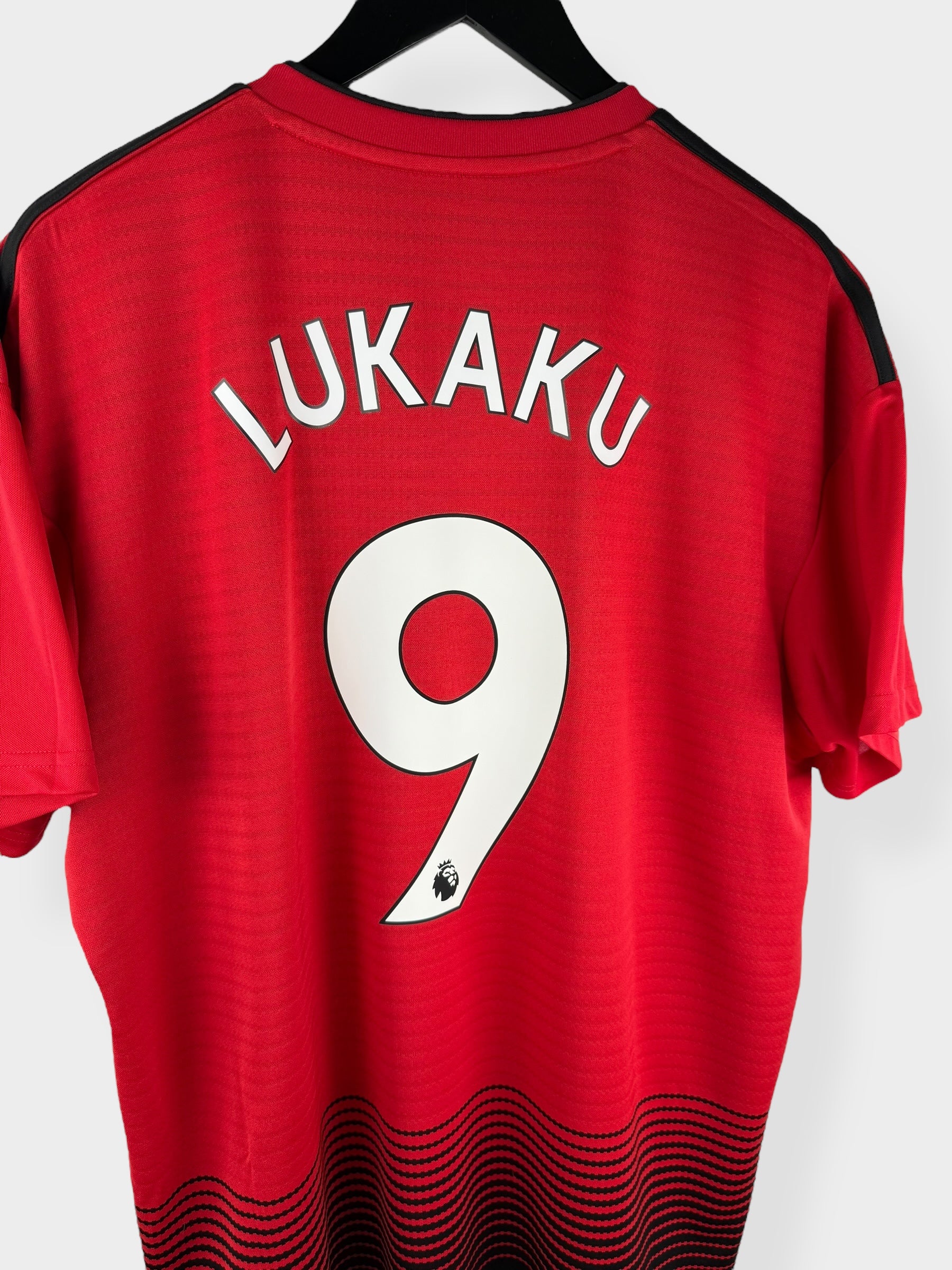 2018-19 MANCHESTER UNITED HOME SHIRT LUKAKU #9 XL - Image 3
