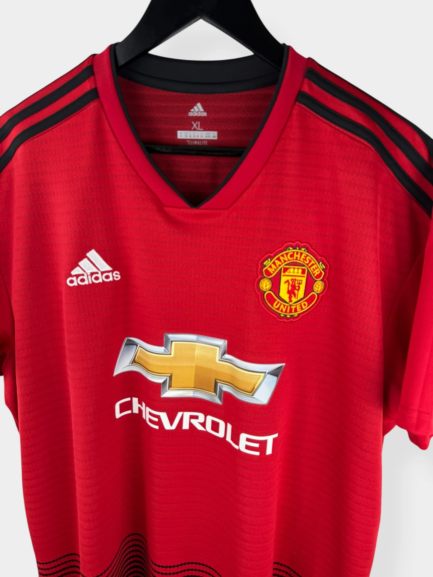 2018-19 MANCHESTER UNITED HOME SHIRT LUKAKU #9 XL - Image 4