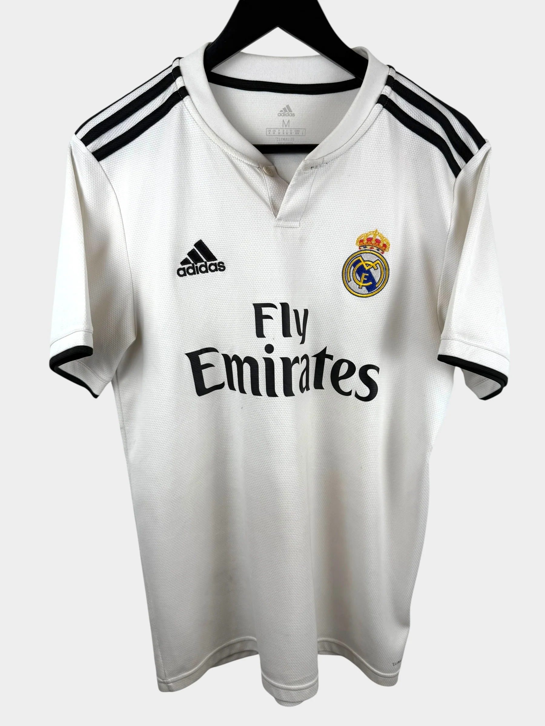 2018-19 REAL MADRID HOME SHIRT BENZEMA #9 M - Image 2
