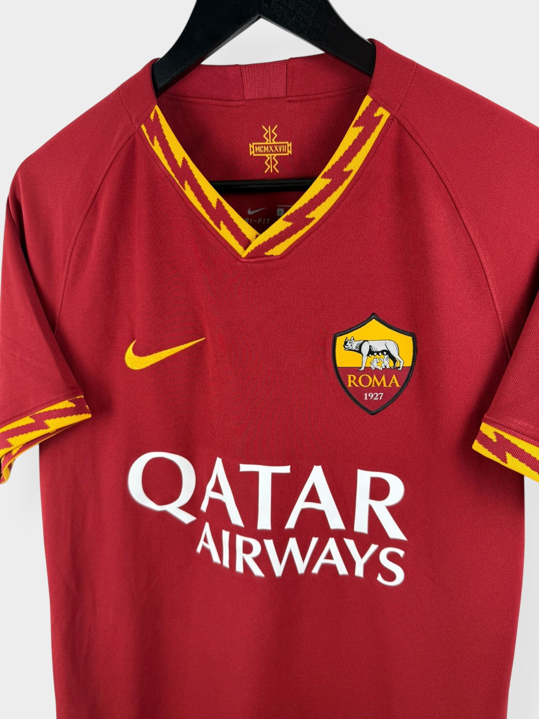 2019-20 AS ROMA HOME SHIRT DE ROSSI #16 S - Image 4