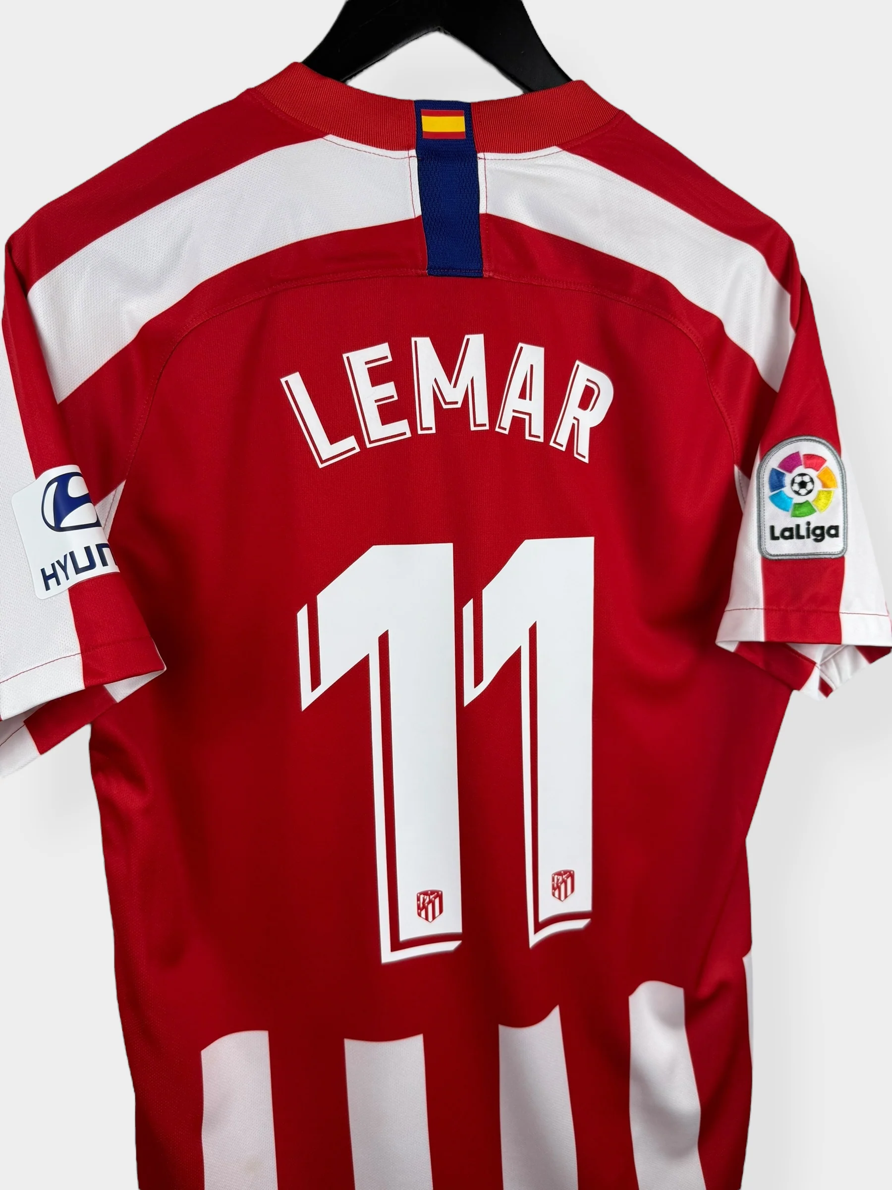 2019-20 ATLETICO MADRID HOME SHIRT LEMAR #11 M - Image 3