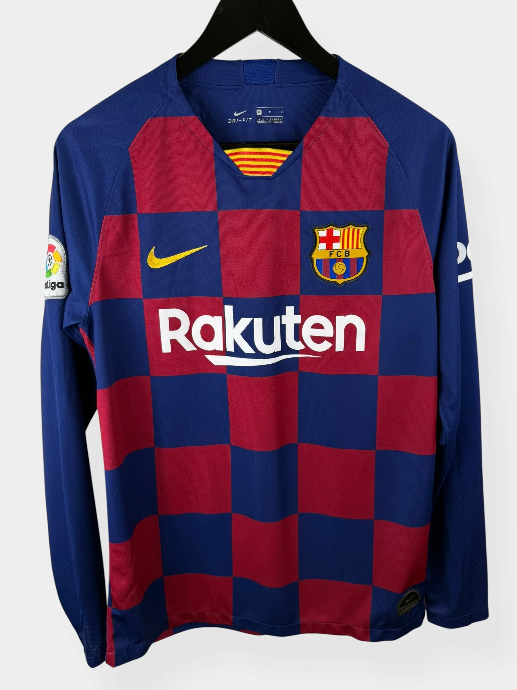 2019-20 BARCELONA HOME SHIRT LS MESSI #10 M - Image 2