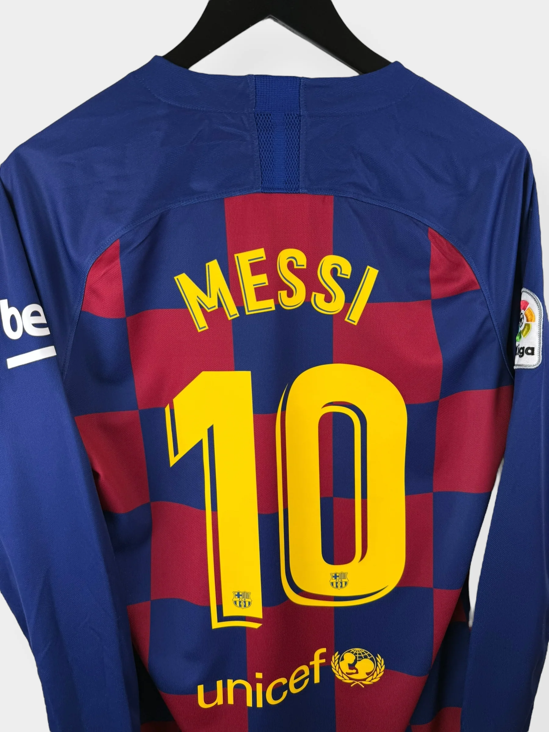 2019-20 BARCELONA HOME SHIRT LS MESSI #10 M - Image 3