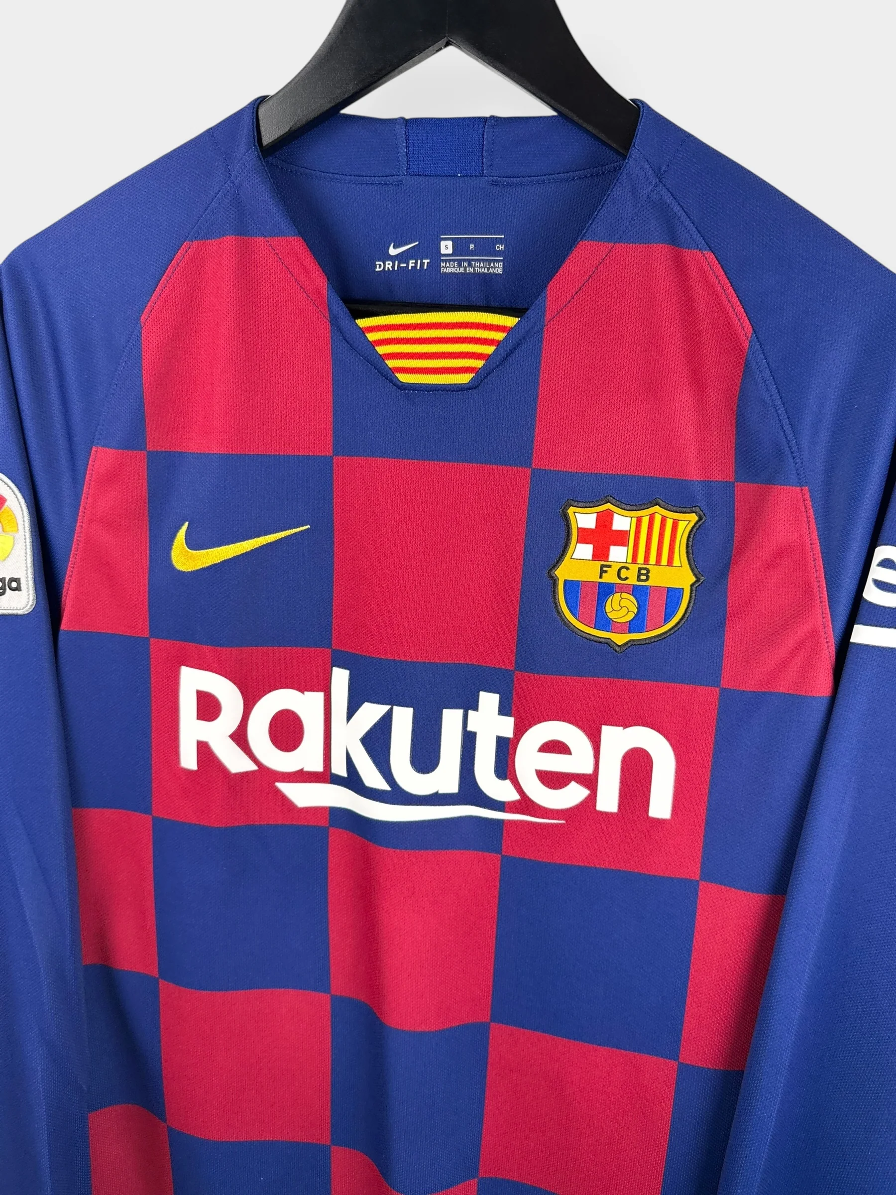 2019-20 BARCELONA HOME SHIRT LS MESSI #10 S - Image 4