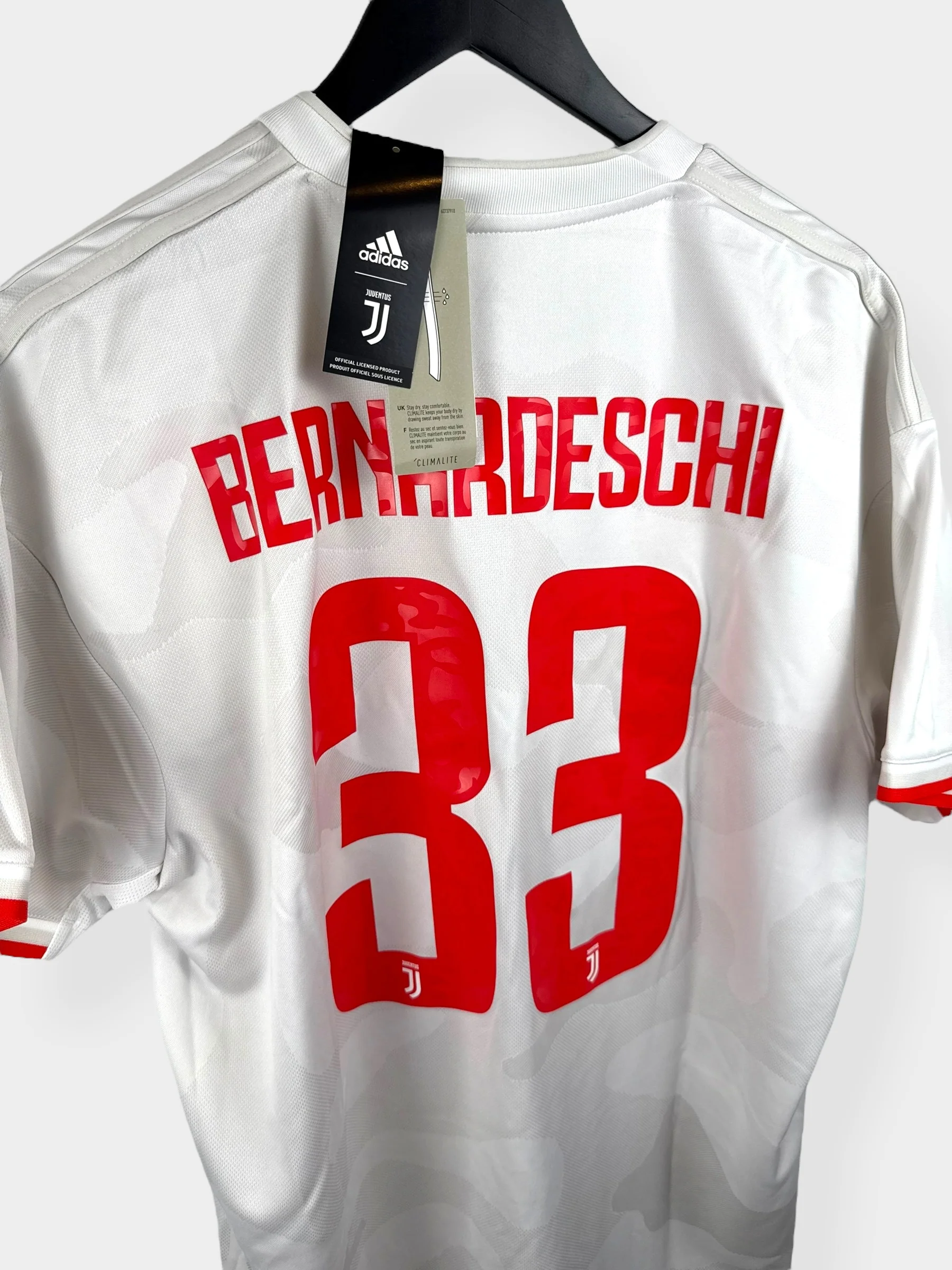2019-20 JUVENTUS AWAY SHIRT BERNADESCHI #33 XL - Image 3