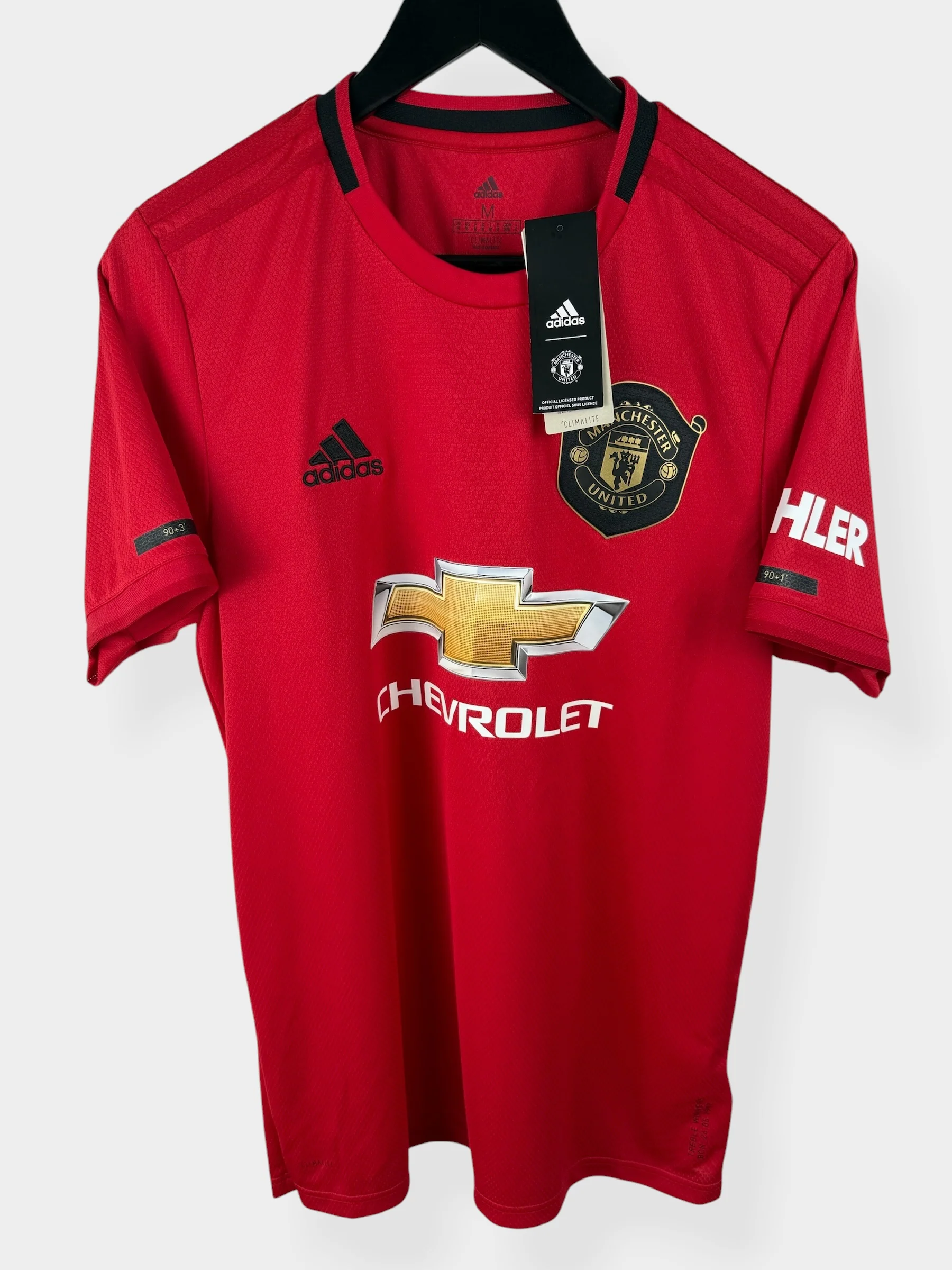 2019-20 MANCHESTER UNITED HOME SHIRT POGBA #6 M - Image 2