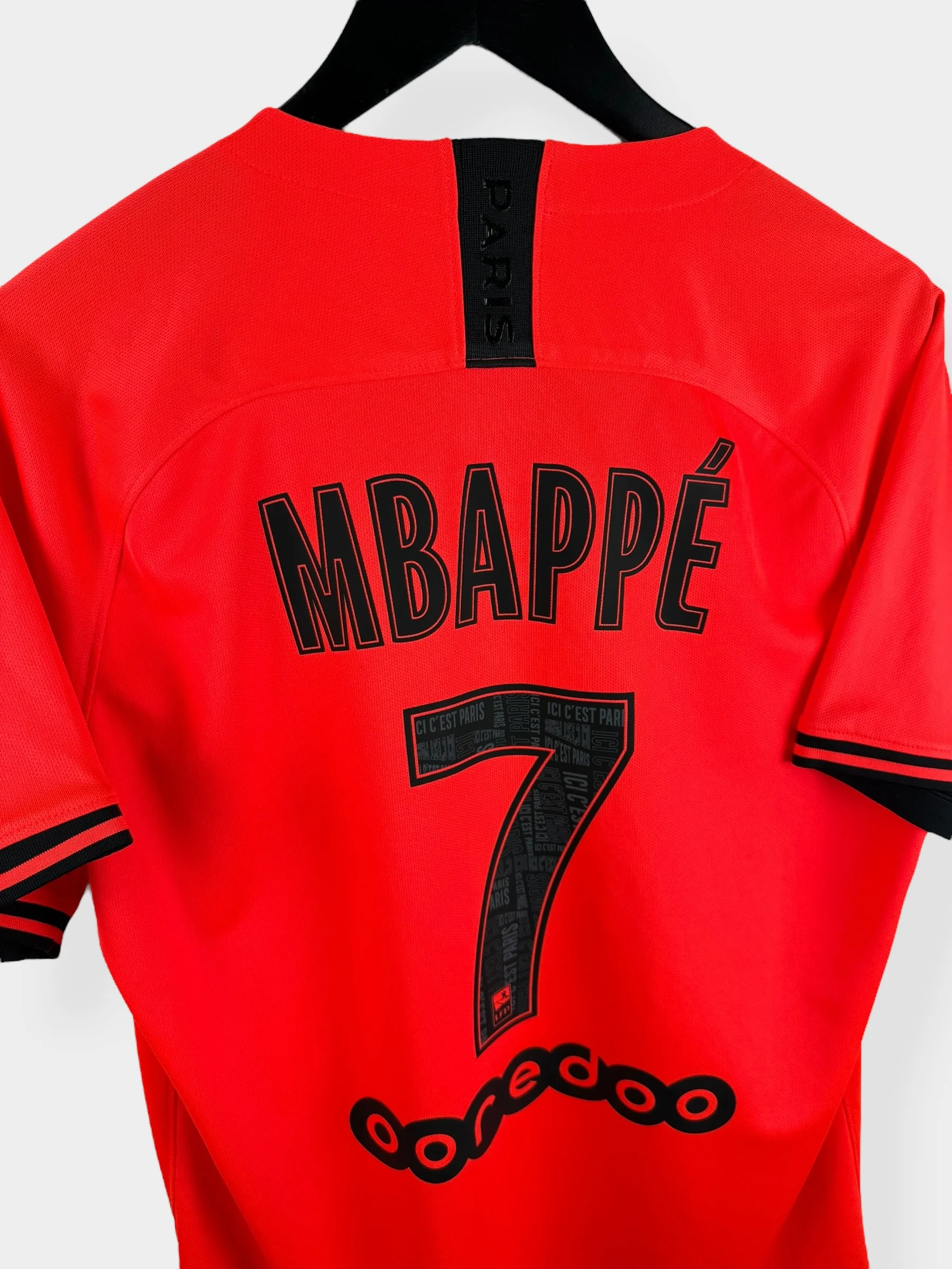 2019-20 PARIS SAINT-GERMAIN AWAY SHIRT MBAPPE #7 M - Image 3