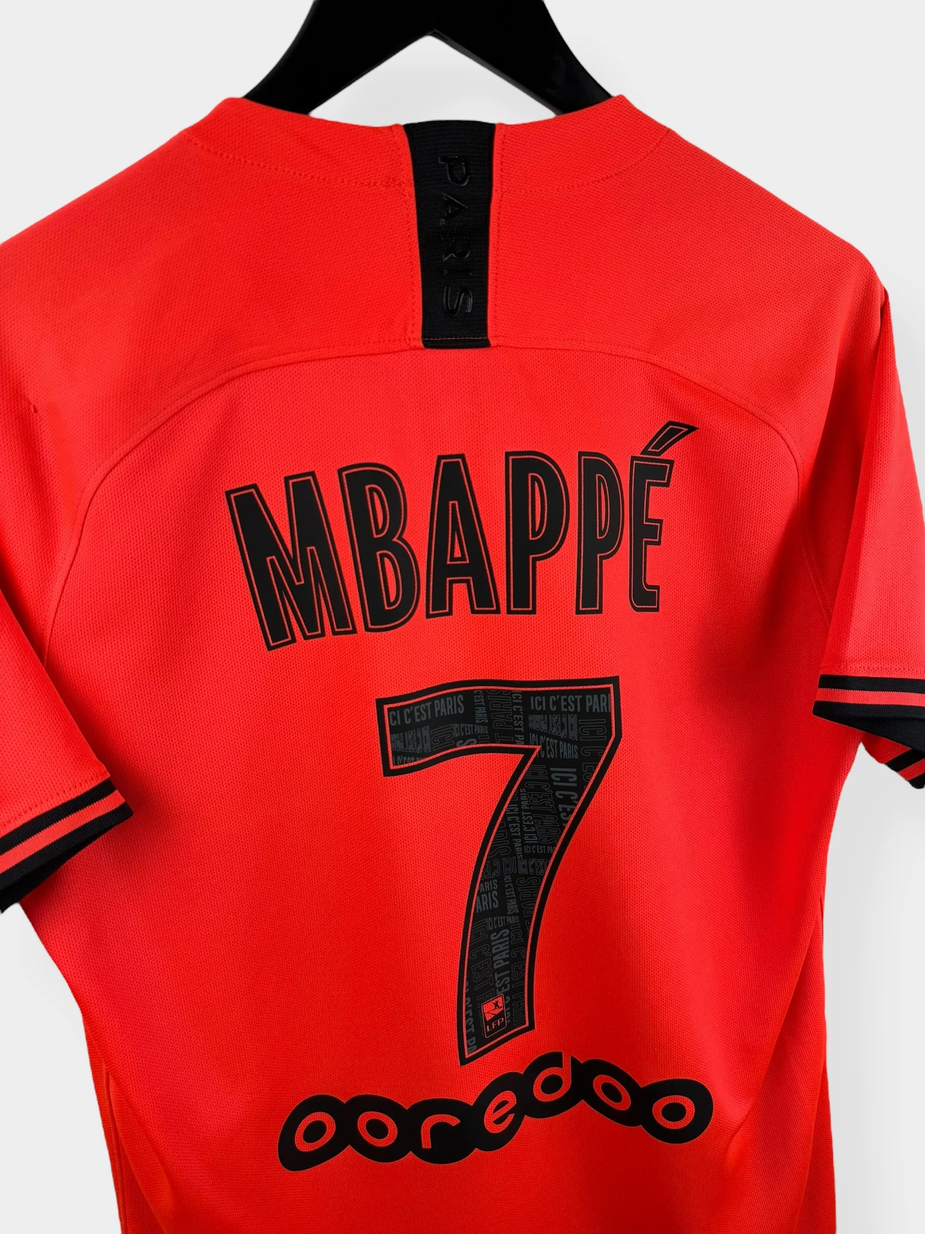2019-20 PARIS SAINT-GERMAIN AWAY SHIRT MBAPPÉ #7 S - Image 3
