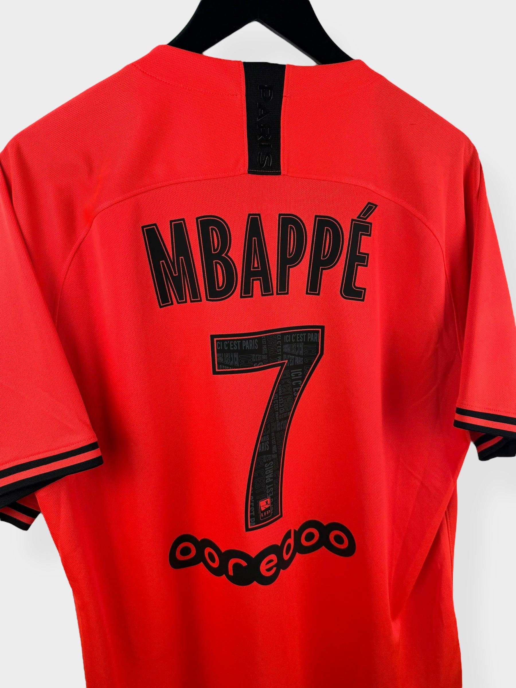 2019-20 PARIS SAINT-GERMAIN AWAY SHIRT MBAPPE #7 XL - Image 3