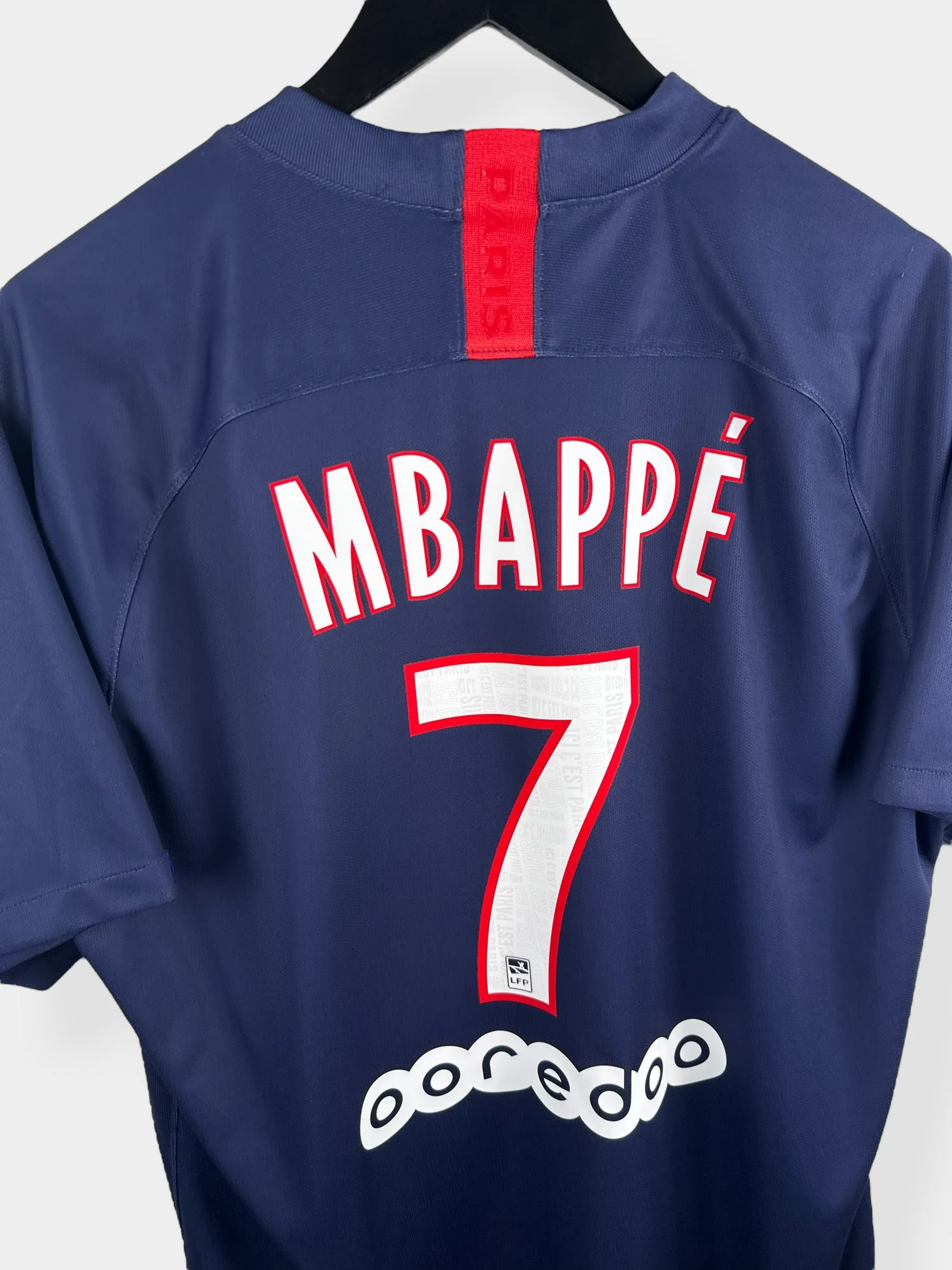 2019-20 PARIS SAINT-GERMAIN HOME SHIRT MBAPPE #7 XL - Image 3