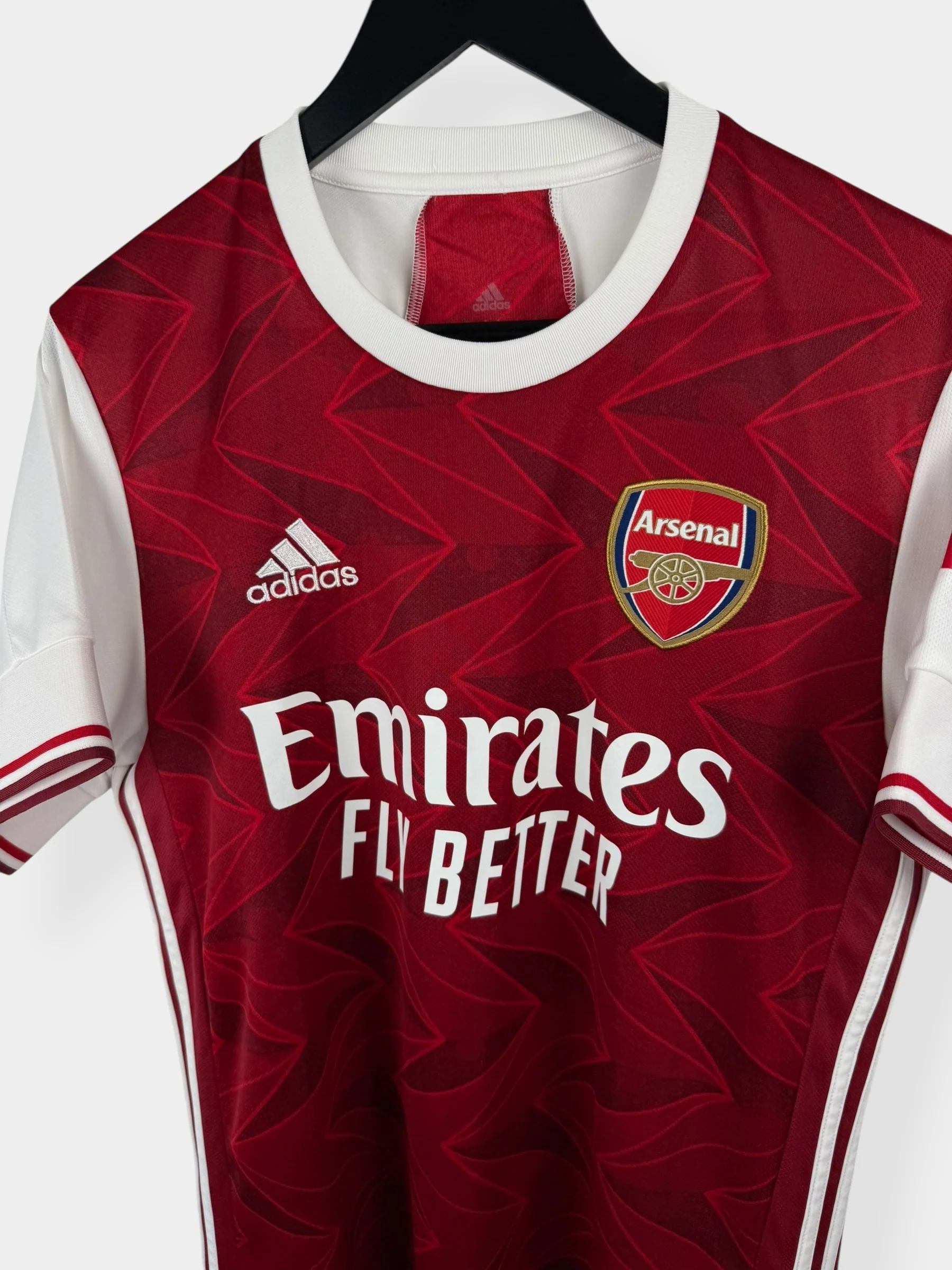2020-21 ARSENAL HOME SHIRT AUBAMEYANG #14 M - Image 4