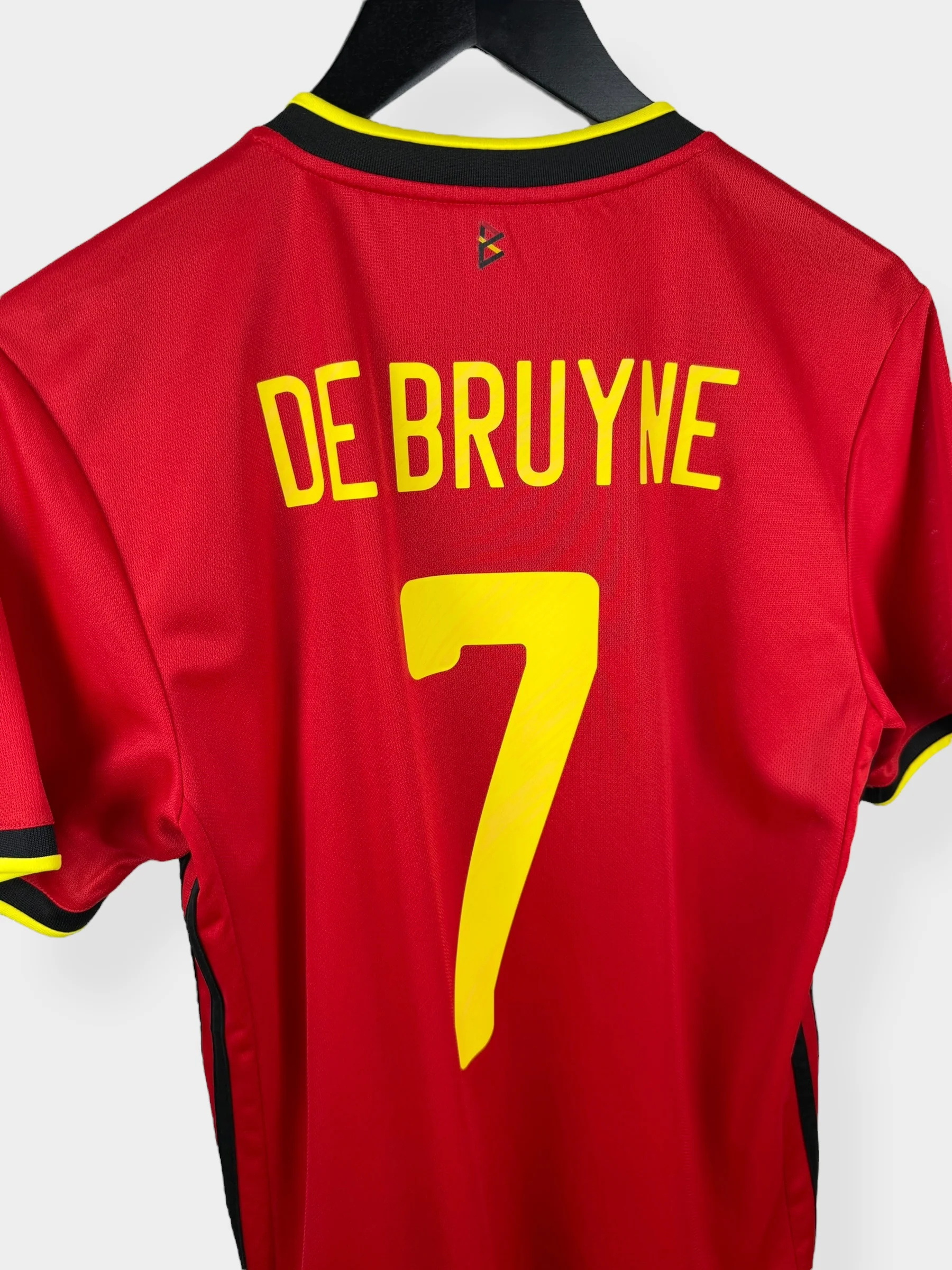 2020-21 BELGIUM HOME SHIRT DE BRUYNE #7 S - Image 3