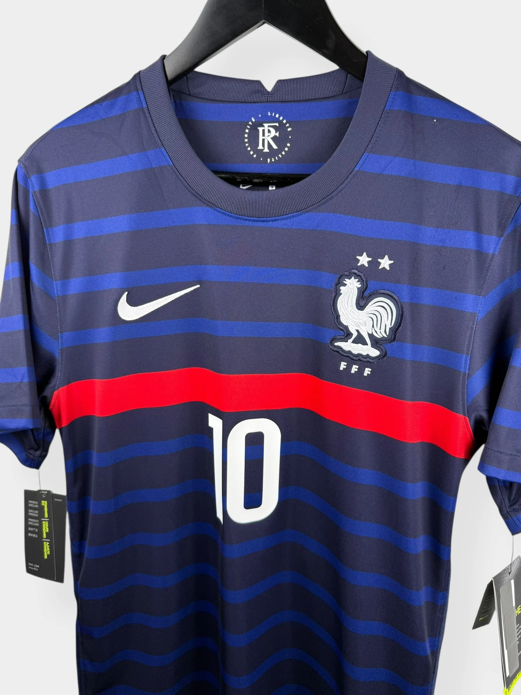 2020-21 FRANCE HOME SHIRT MBAPPE #10 S - Image 4