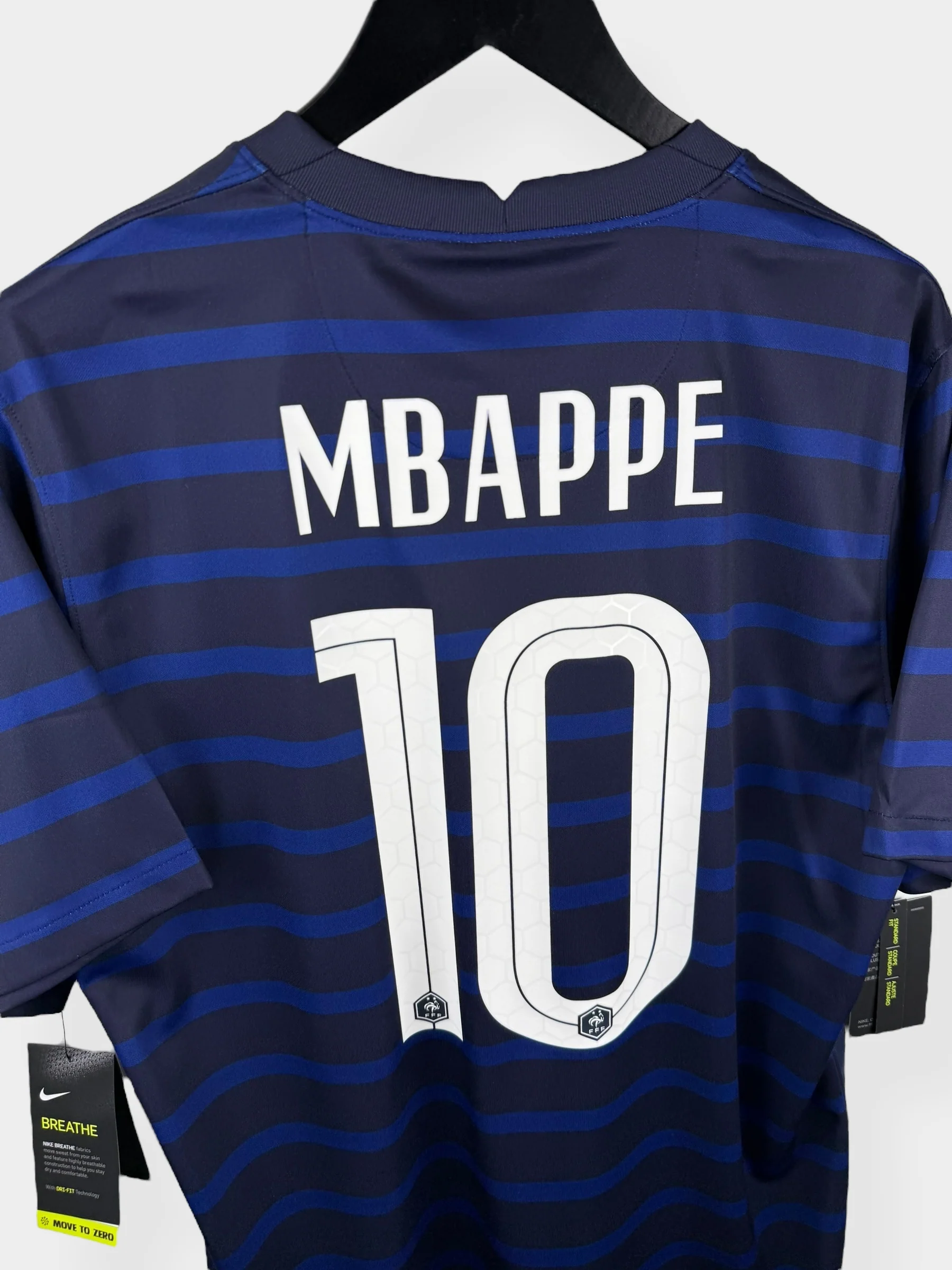 2020-21 FRANCE HOME SHIRT MBAPPE #10 L - Image 3