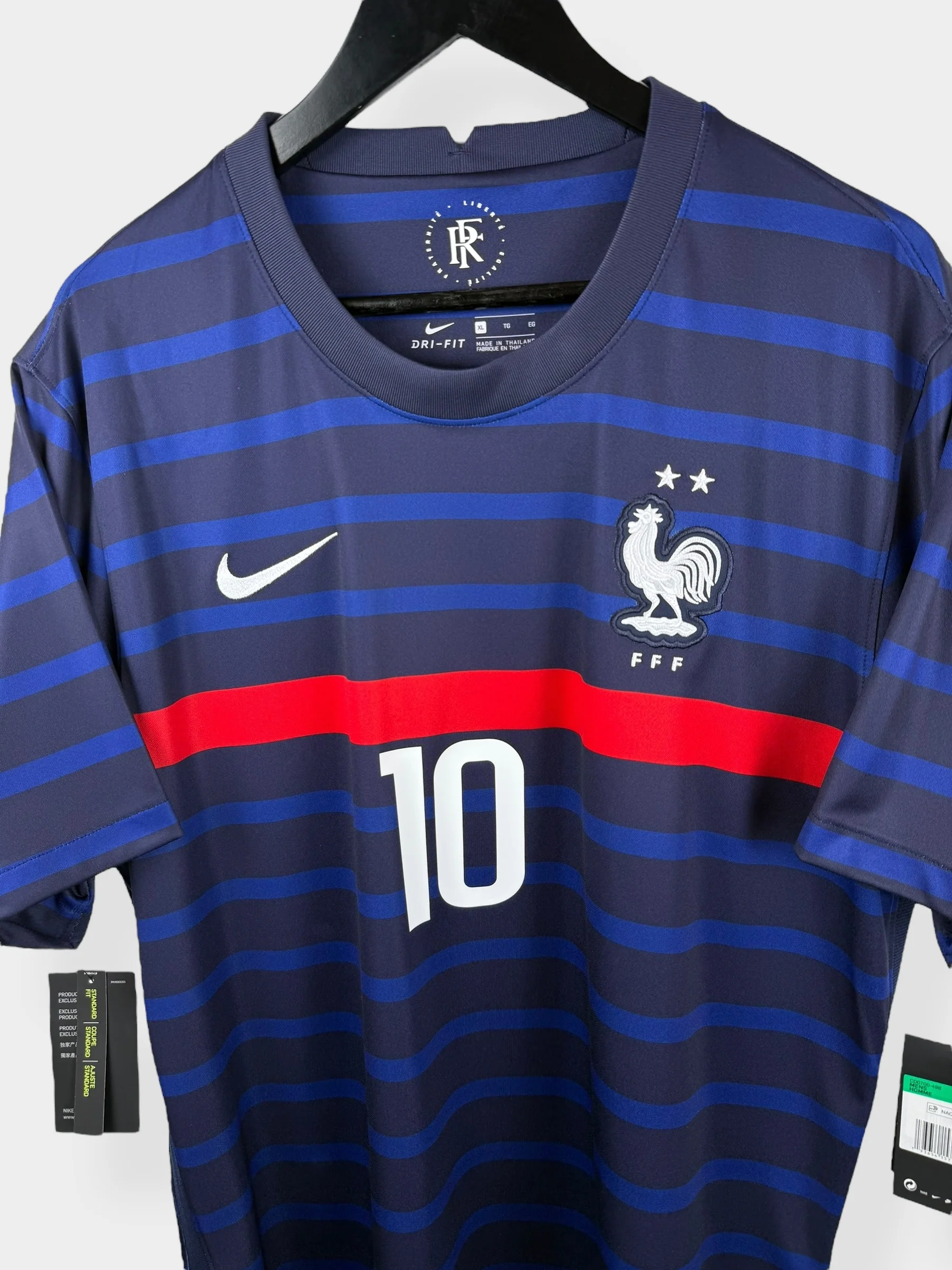 2020-21 FRANCE HOME SHIRT MBAPPE #10 XL - Image 4