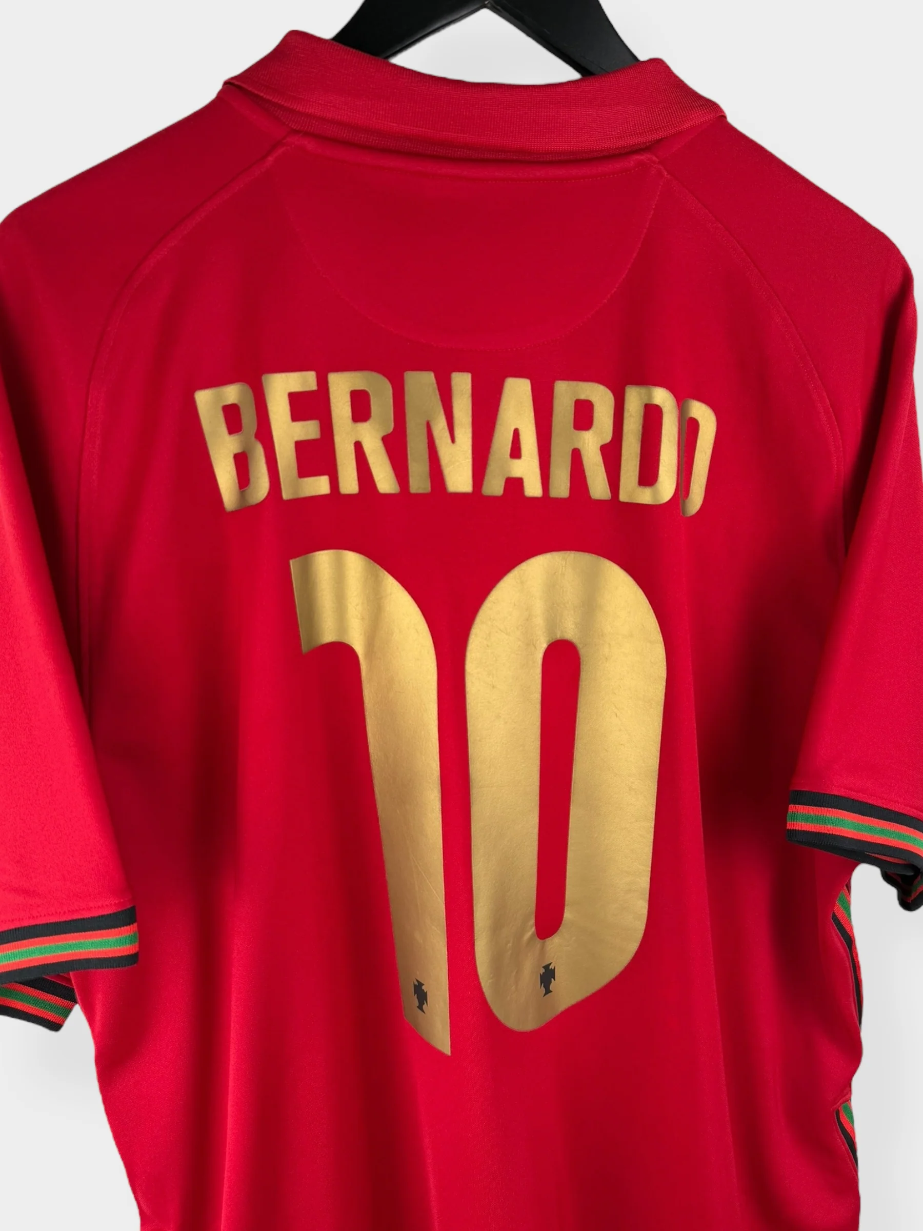 2020-21 PORTUGAL HOME SHIRT BERNARDO #10 XL - Image 3