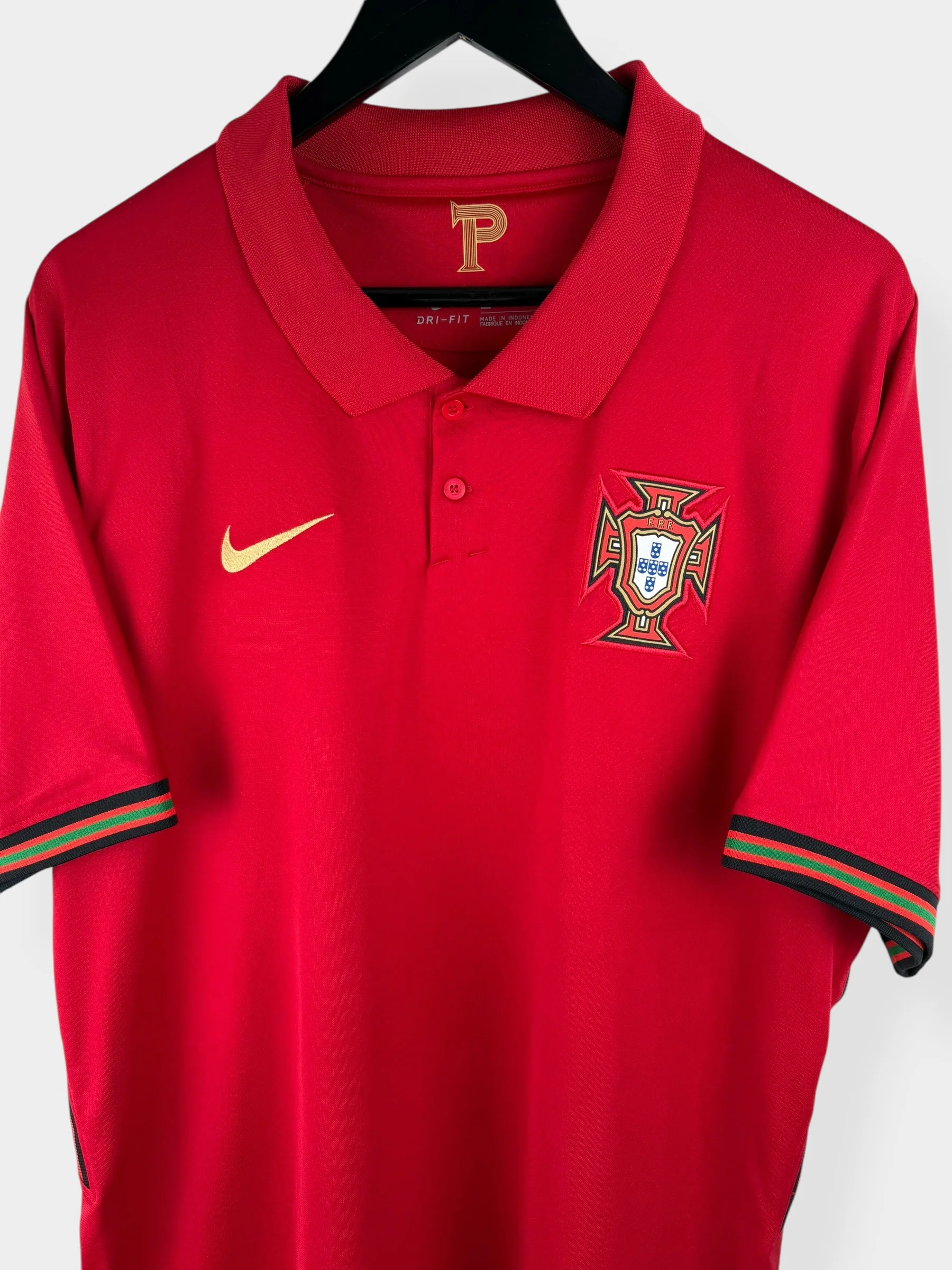 2020-21 PORTUGAL HOME SHIRT BERNARDO #10 XL - Image 4