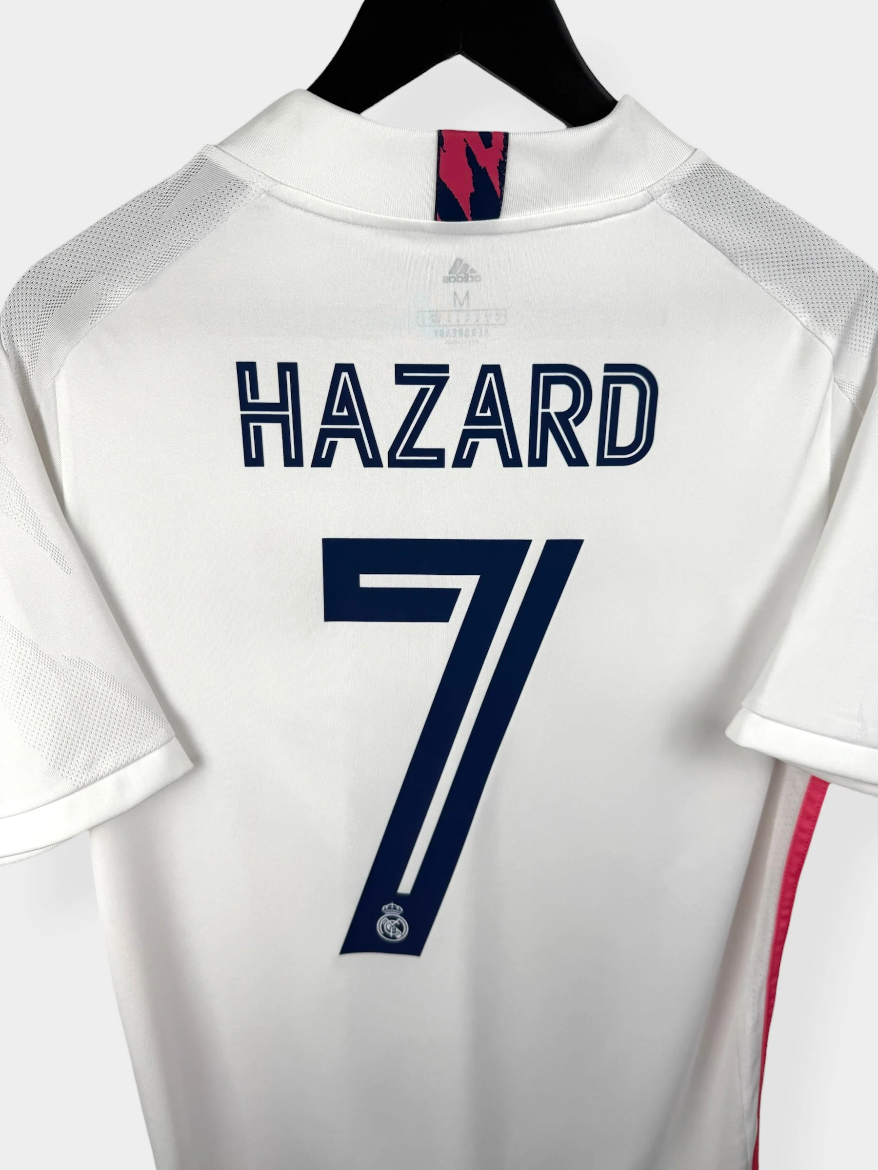 2020-21 REAL MADRID HOME SHIRT HAZARD #7 M - Image 3