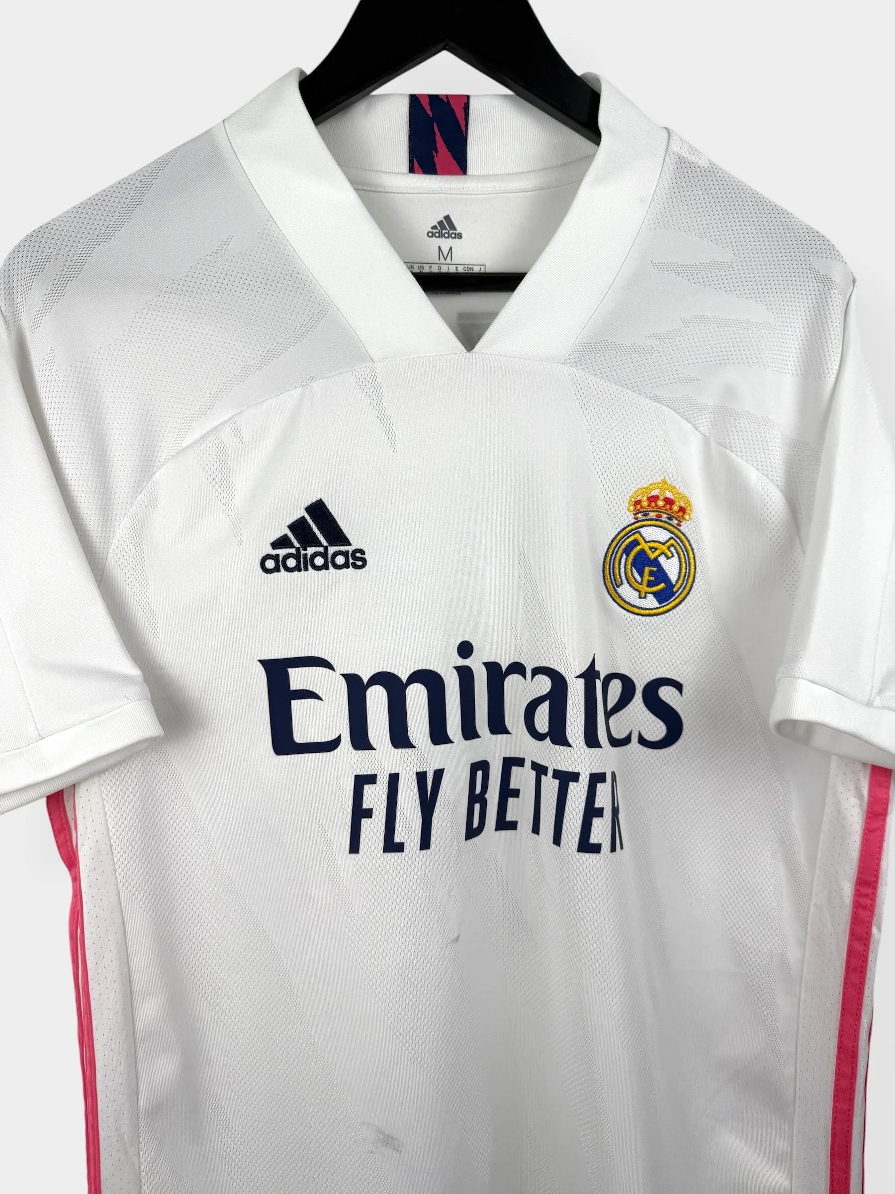 2020-21 REAL MADRID HOME SHIRT HAZARD #7 M - Image 4