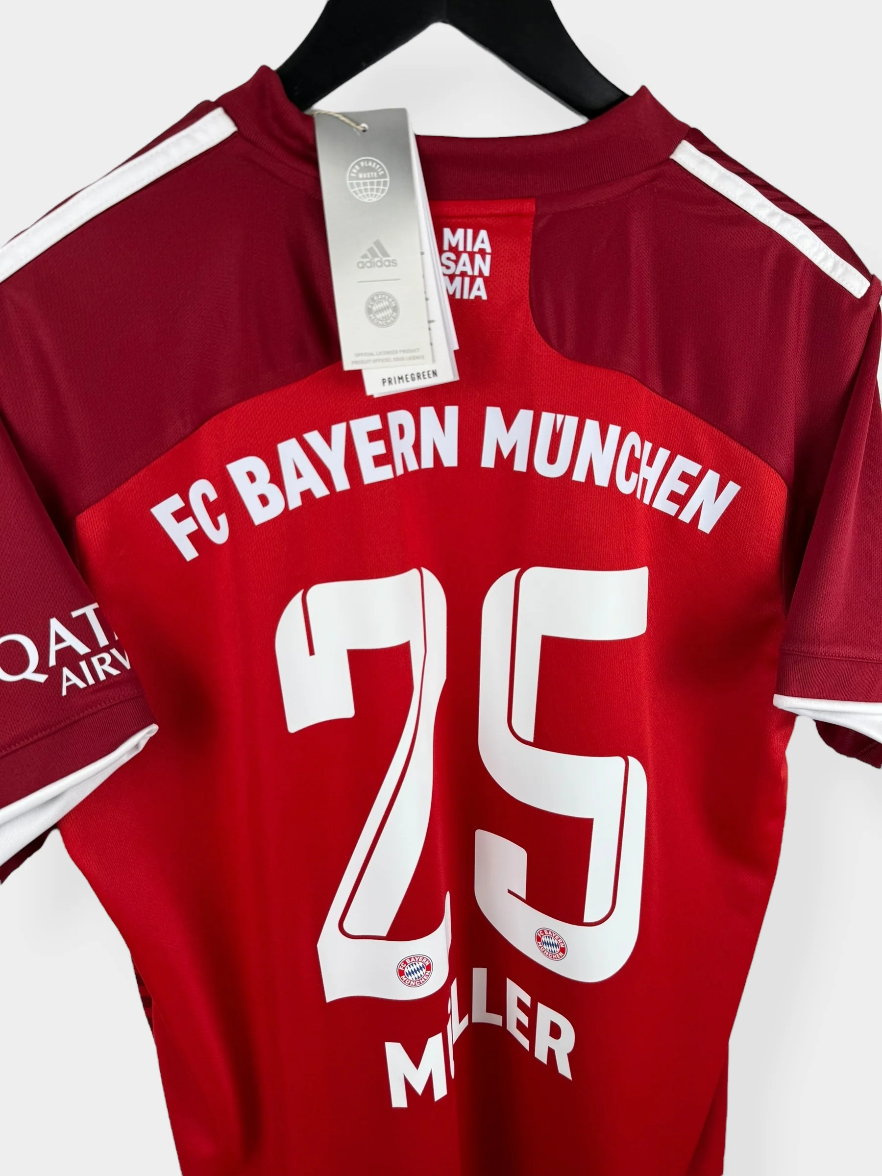 2021-22 BAYERN MUNICH HOME SHIRT MULLER #25 L - Image 3