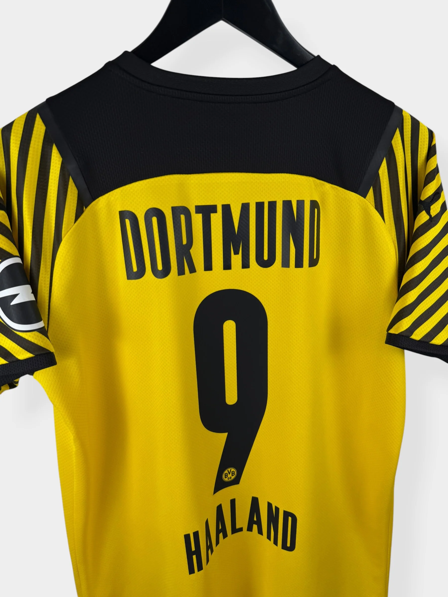 2021-22 BORUSSIA DORTMUND HOME SHIRT HAALAND #9 M - Image 3