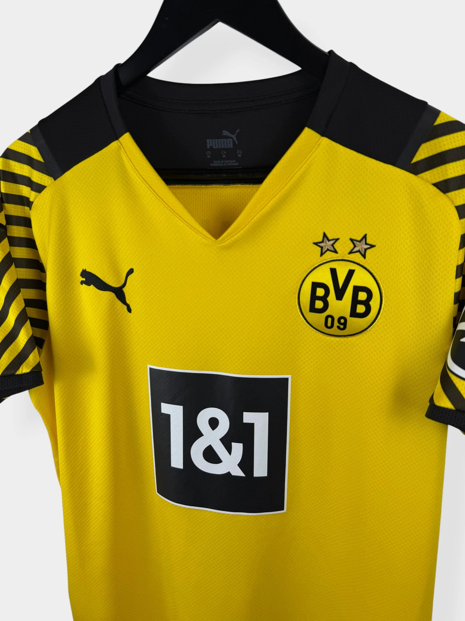 2021-22 BORUSSIA DORTMUND HOME SHIRT HAALAND #9 M - Image 4