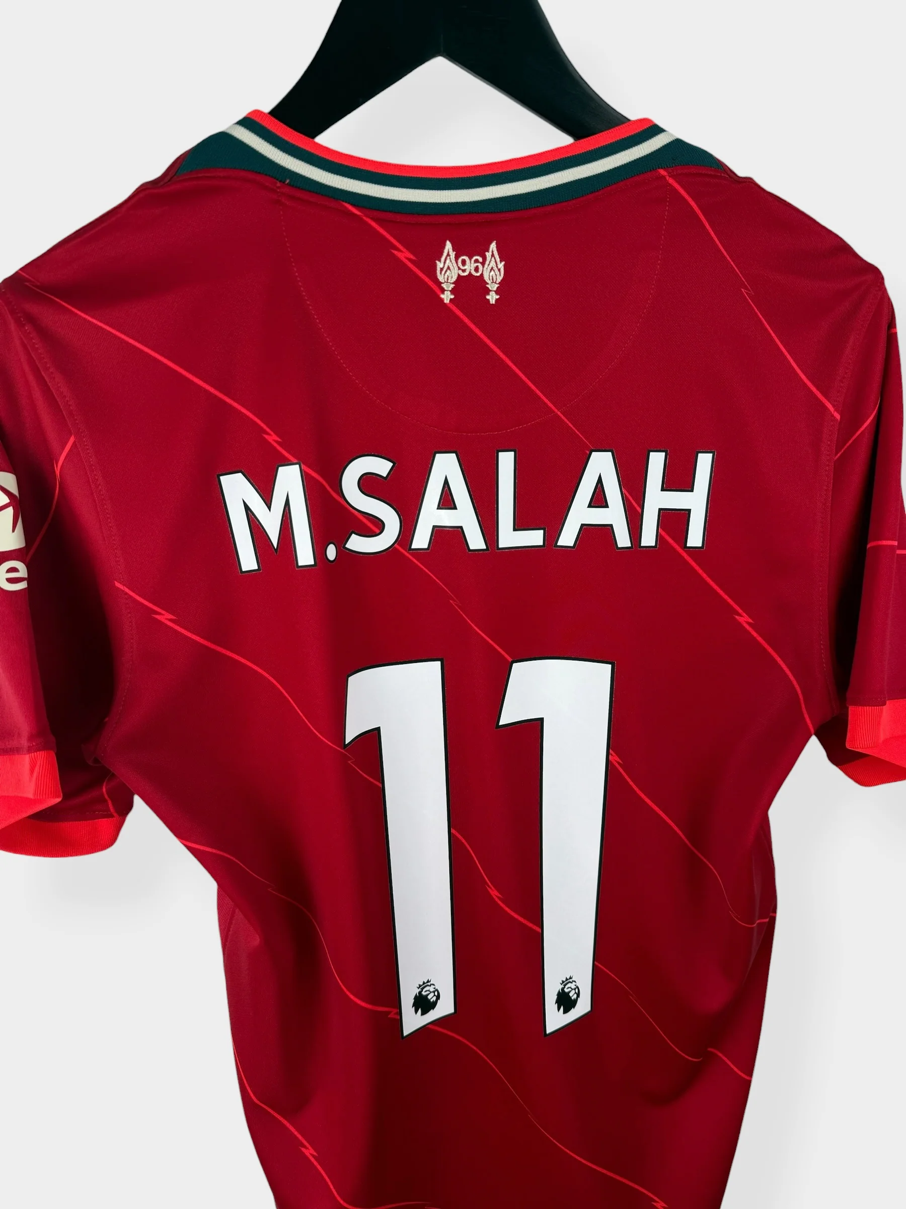 2021-22 LIVERPOOL HOME SHIRT M. SALAH #11 S - Image 3