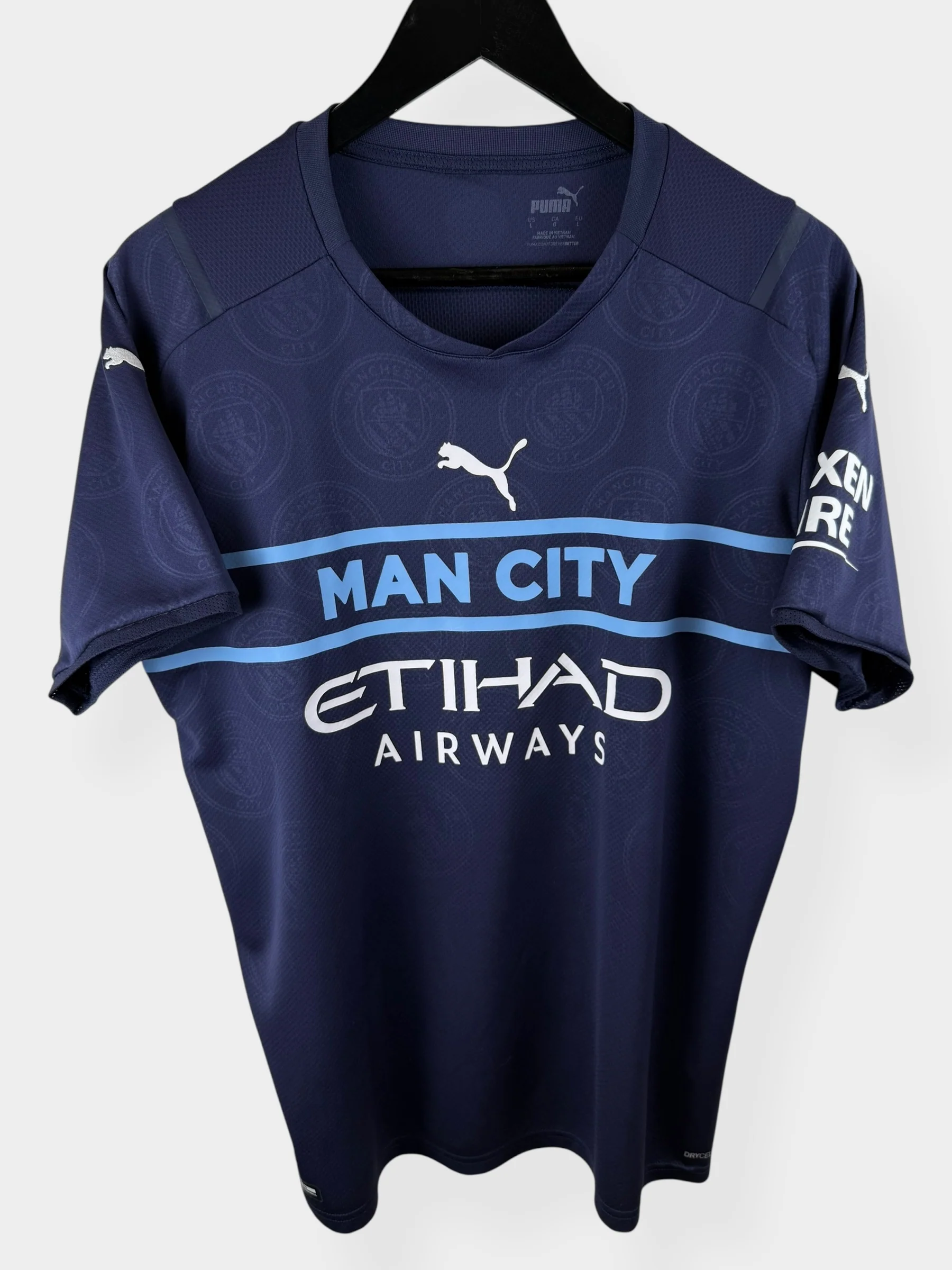 2021-22 MANCHESTER CITY THIRD SHIRT DE BRUYNE #17 L - Image 2