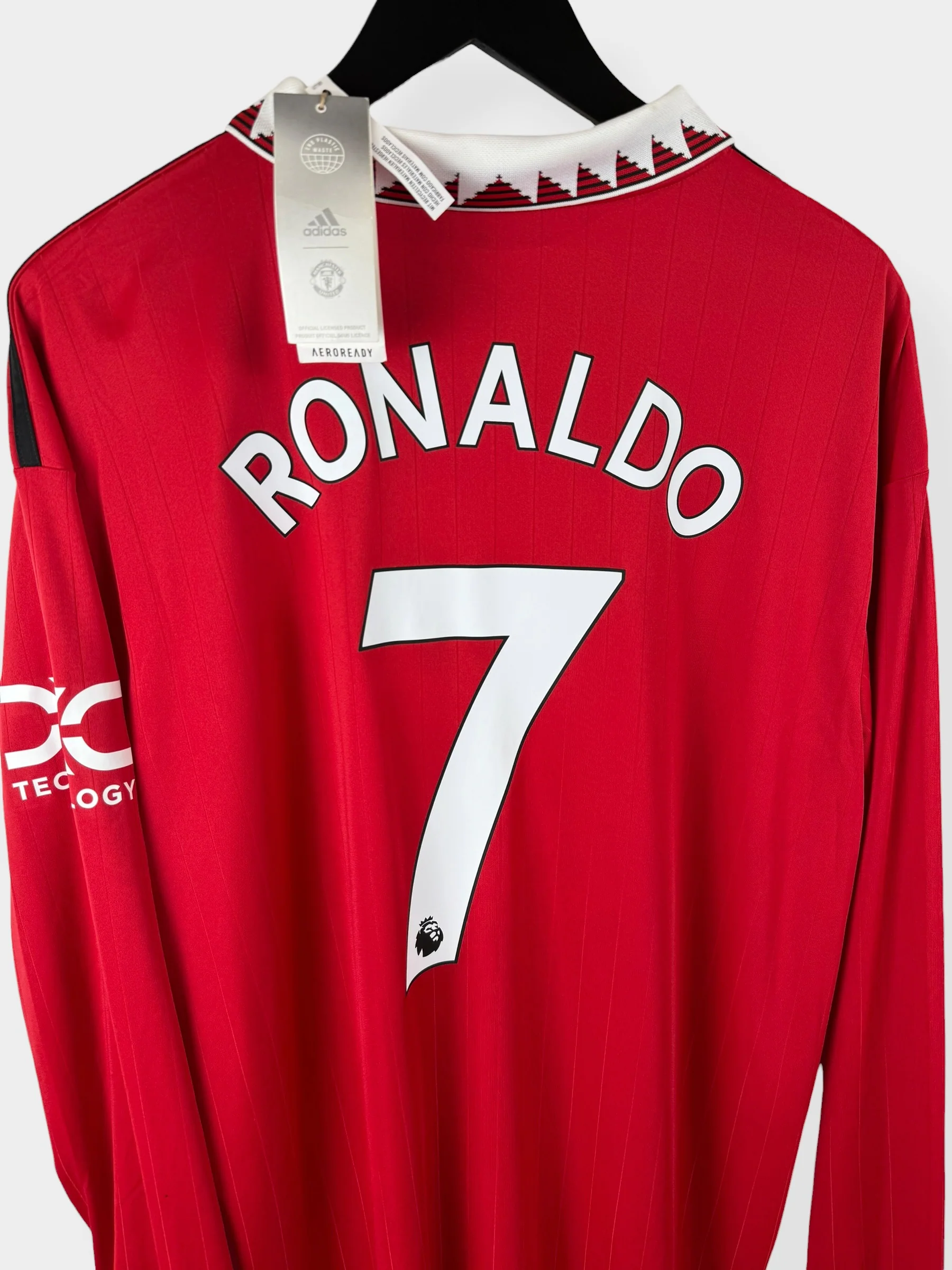 2022-23 MANCHESTER UNITED HOME SHIRT LS RONALDO #7 XL - Image 3
