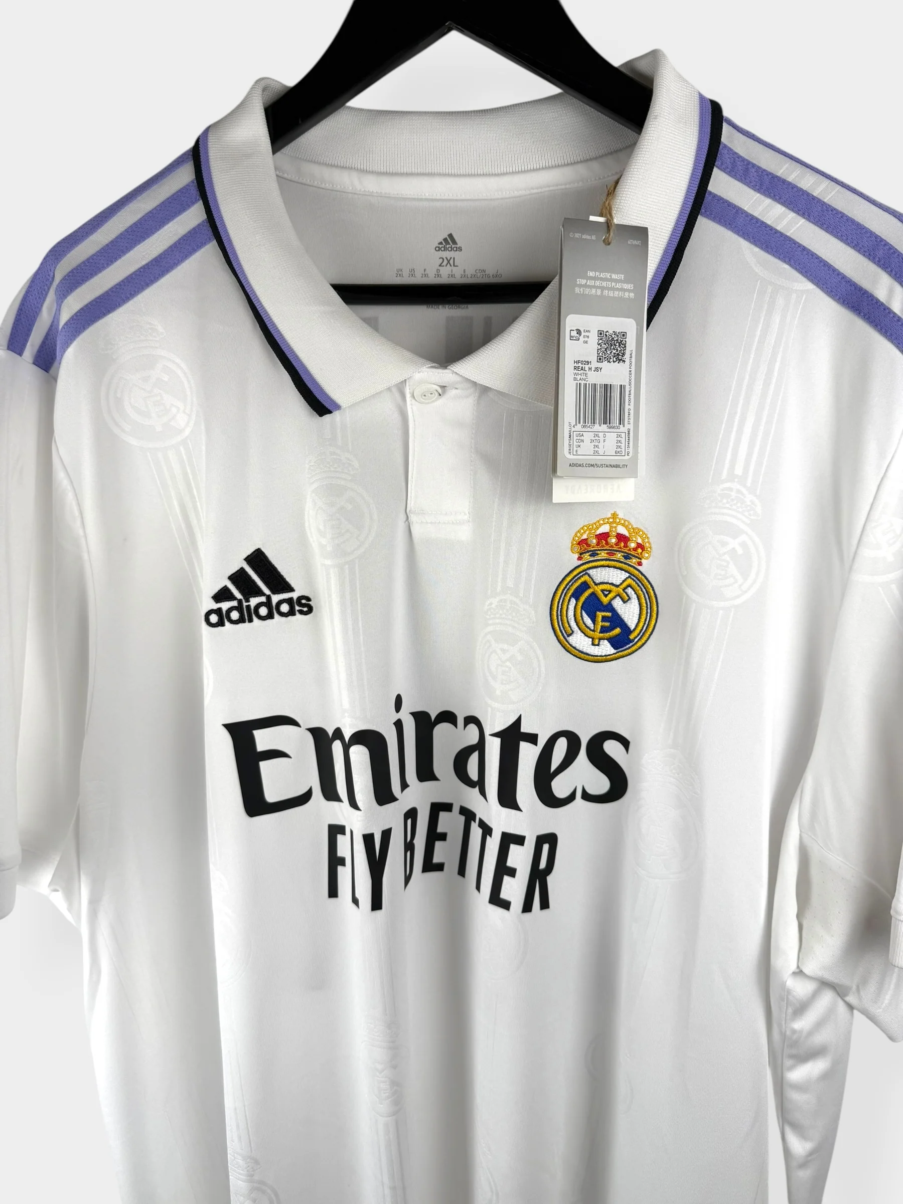 2022-23 REAL MADRID HOME SHIRT VINI JR. #20 XXL - Image 4