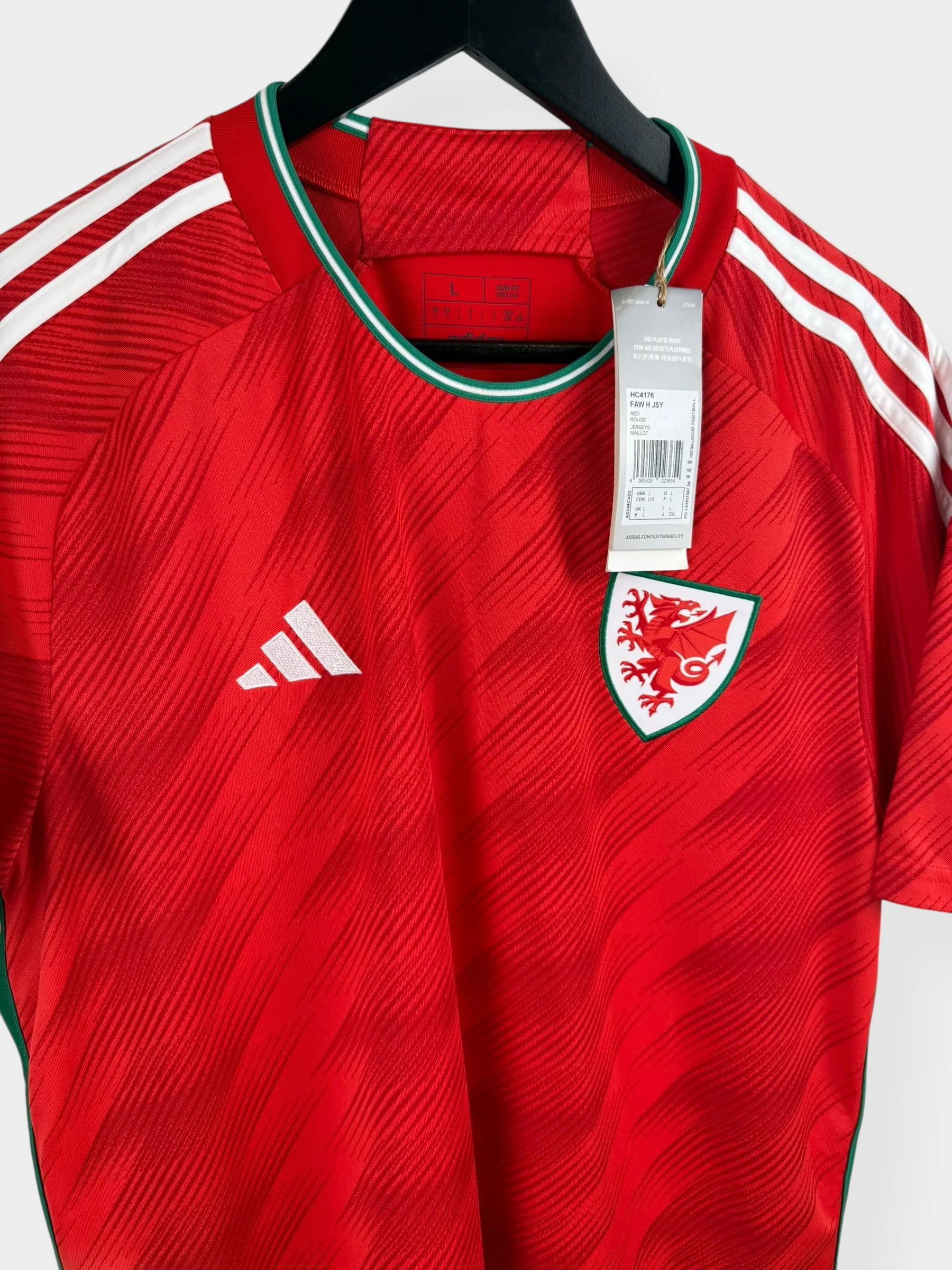 2022-23 WALES HOME SHIRT L - Image 3