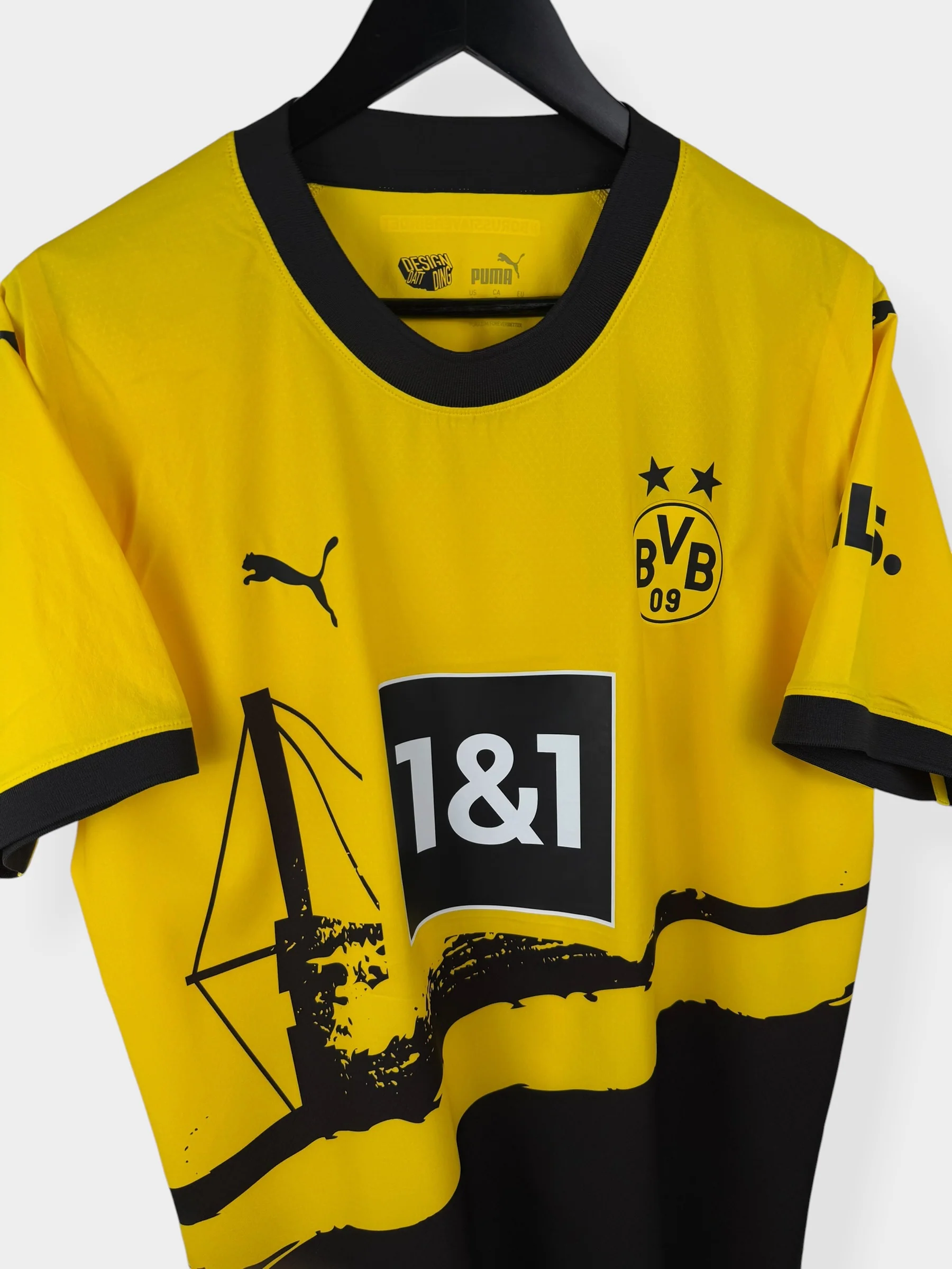 2023-24 BORUSSIA DORTMUND HOME SHIRT PLAYER ISSUE L - Image 3