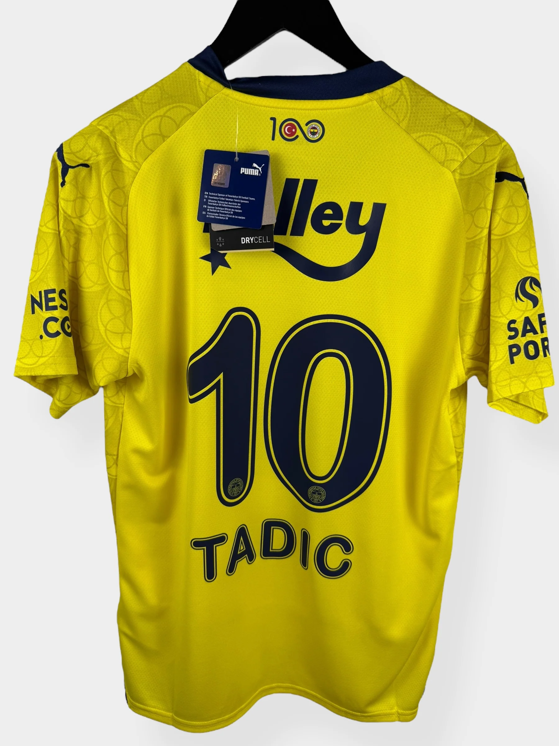 2023-24 FENERBACHE AWAY SHIRT TADIC #10 S