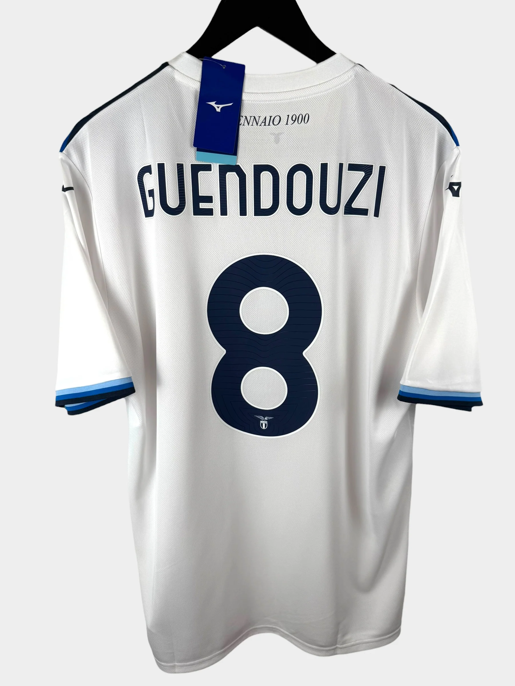 2024-25 LAZIO ROMA 125TH ANN. HOME SHIRT GUENDOUZI #8  #XL