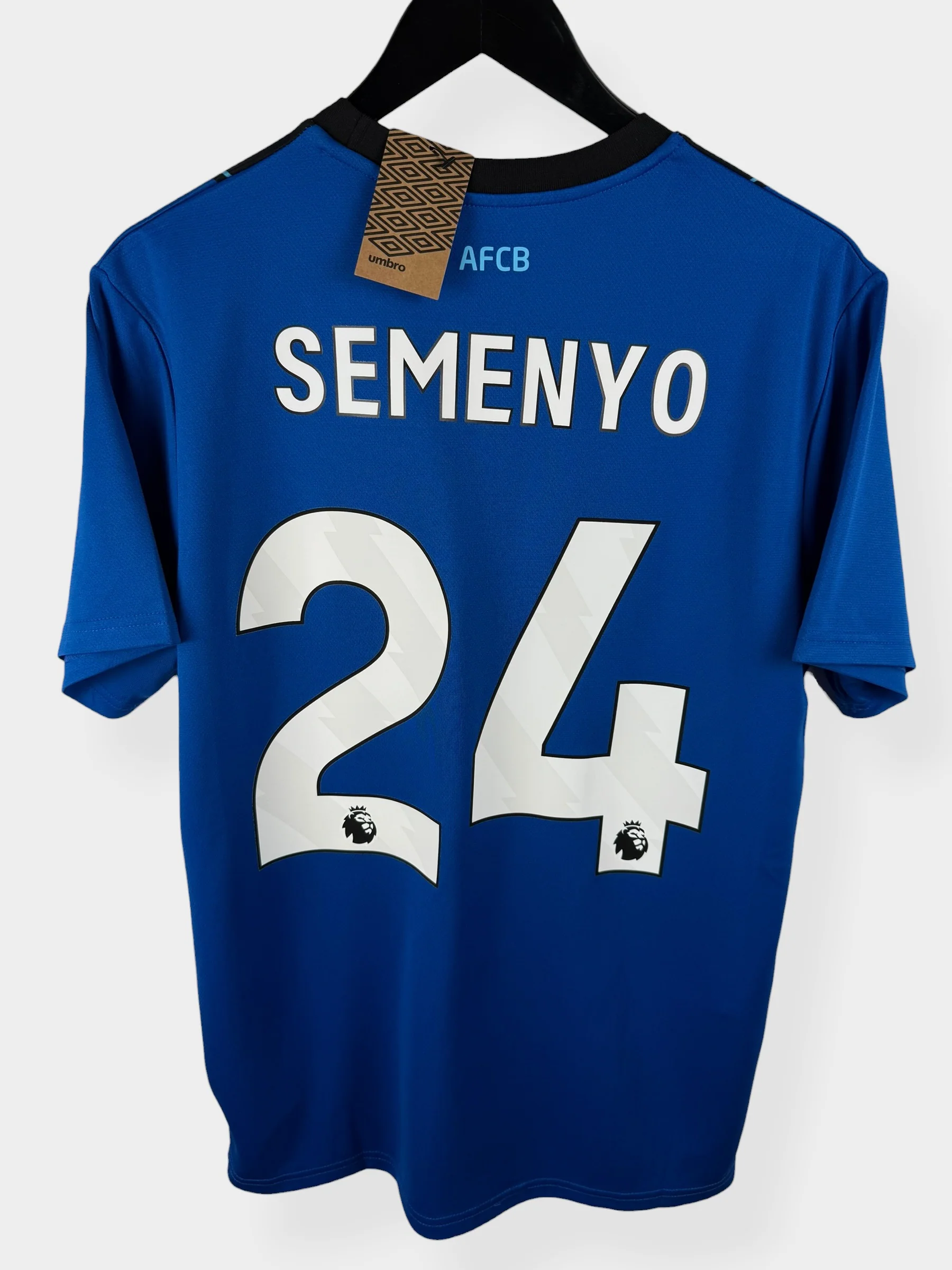 2025-26 BOURNEMOUTH AWAY SHIRT SEMENYO #24 M