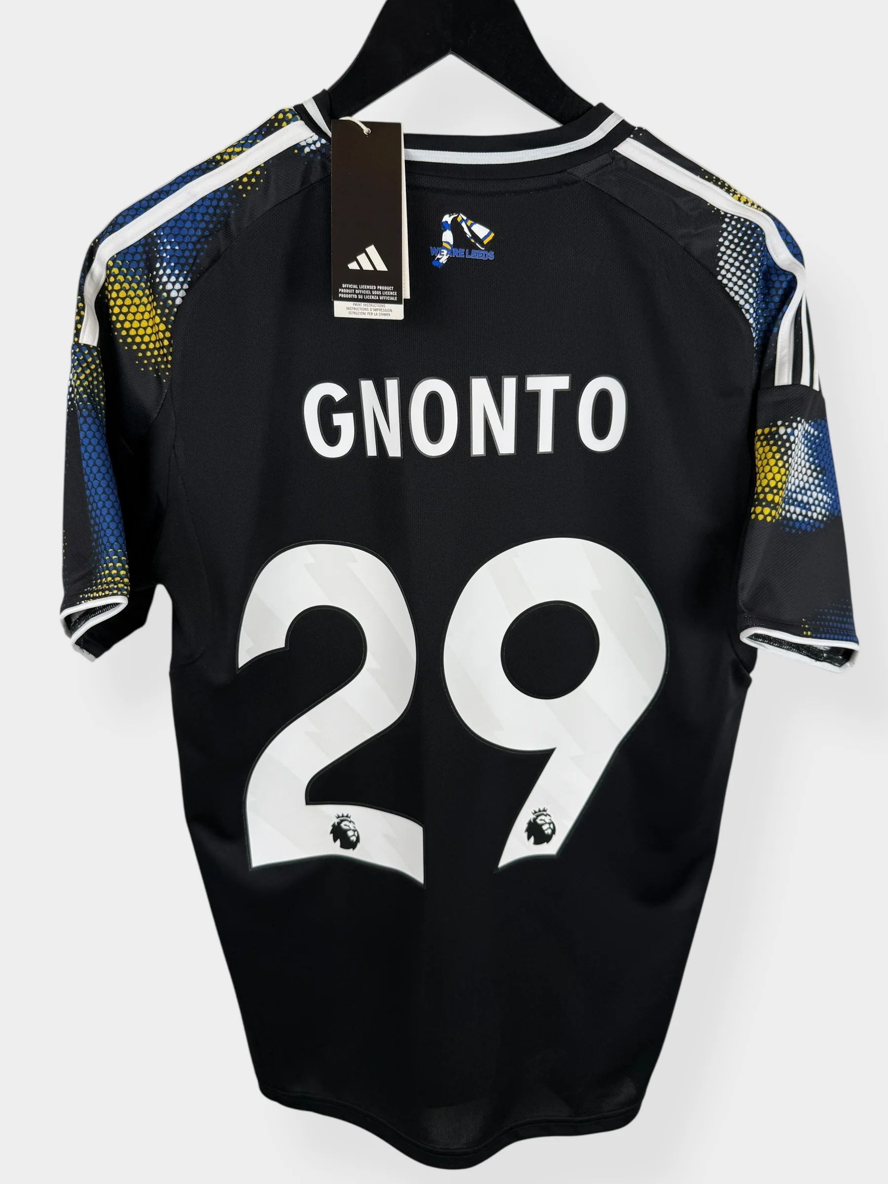 2025-26 LEEDS UNITED THIRD SHIRT GNONTO #29 M