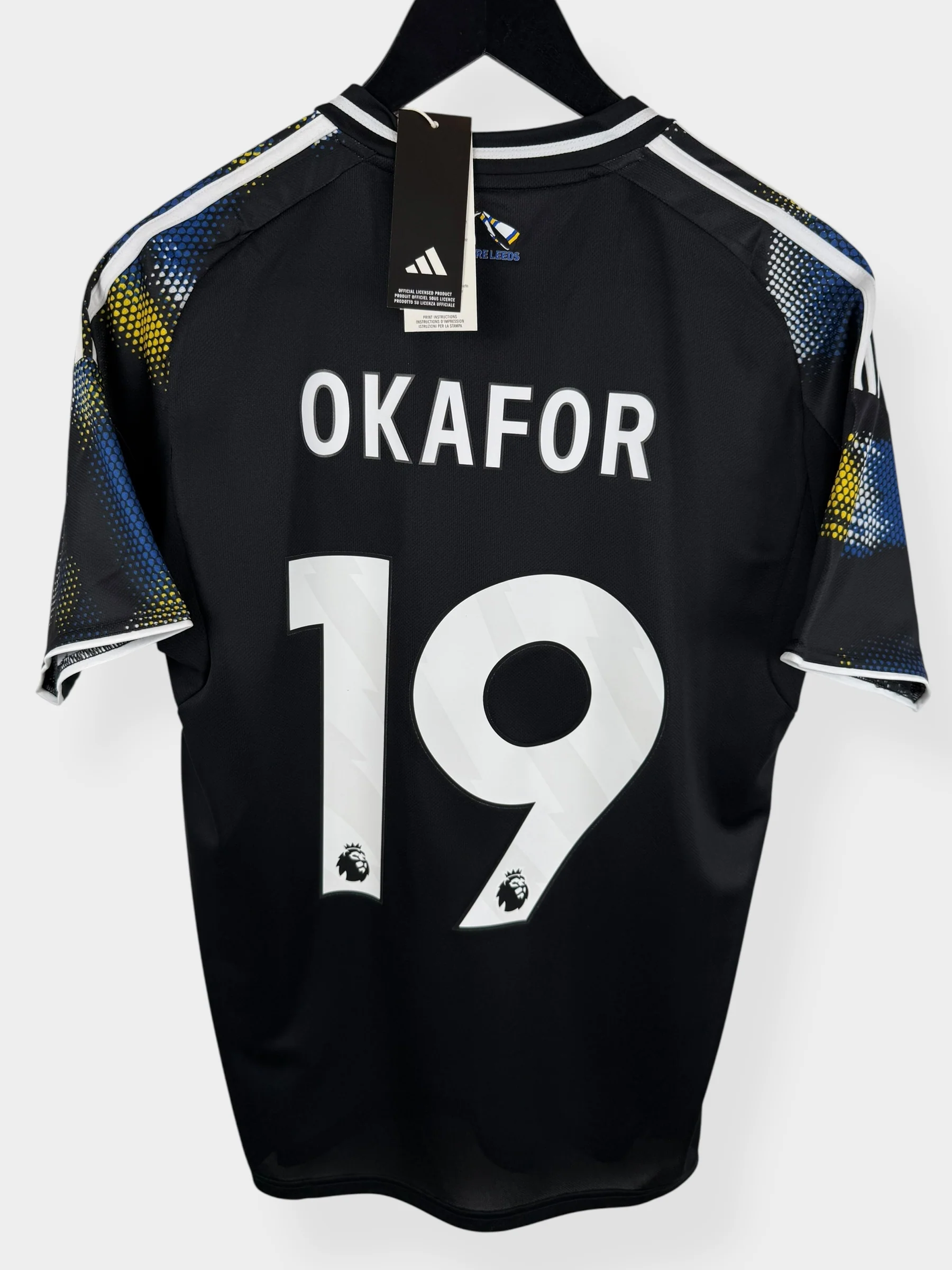 2025-26 LEEDS UNITED THIRD SHIRT OKAFOR #19 M